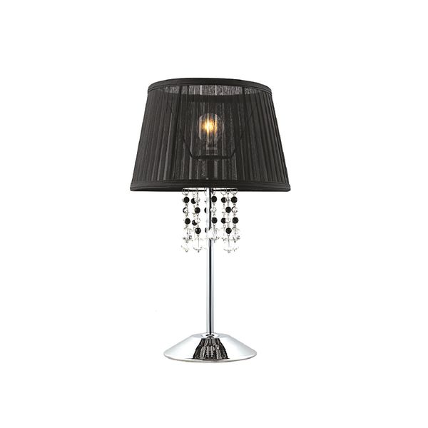 ACA LIGHTING TABLE TABLE CHROMO BLACK ACA-W48201B