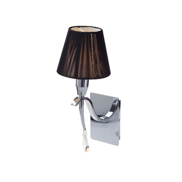 ACA LIGHTING NETTO A LATE HATE BLACK 30X13CM 40W E14 ACA-WC1191