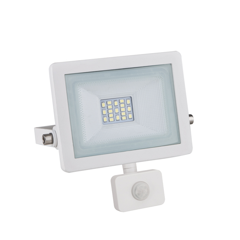 ACA LIGHTING КОЛЕДНО ОСВЕТЛЕНИЕ LED SENSOR WHITE FLOOD IP66 10W 3.000K 230V 800LM 24PCS/CART ACA-X1030WS