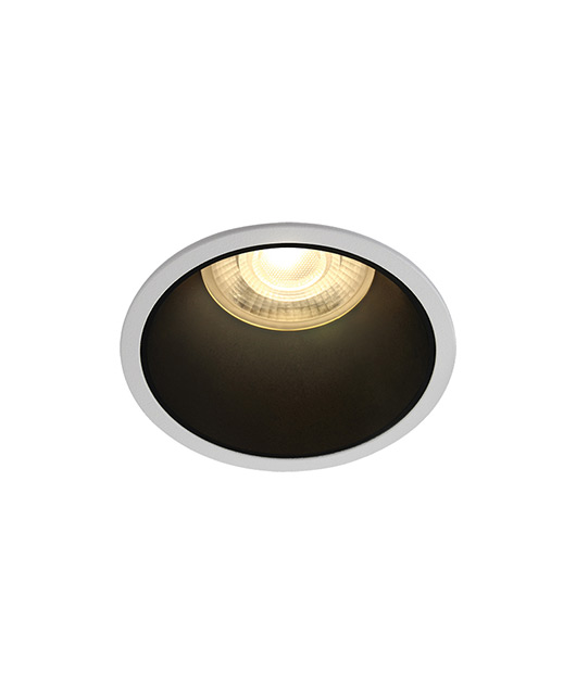 ZAMBELIS Z10105-AD WHITE GU10 50W BLACK REFLECTOR DARK LIGHT