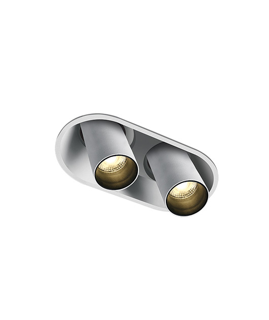 ZAMBELIS Z11207-W WHITE COB 2X7W WW 700MA 36DEG ADJUSTABLE DARK LIGHT