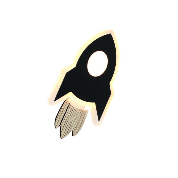 ACA LIGHTING PHONE FROM LED 5.5W 3000K 385LM NASA MAVRO MDF 24X13X3.8CM ACA-ZM21005WBK