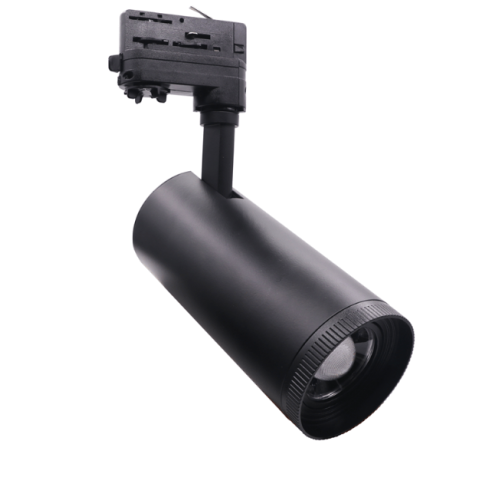 ACA LIGHTING AIMY1040B4N AIMY BLACK THREE PHASE