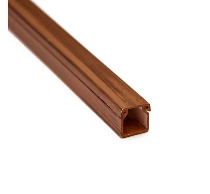 LIGHTEX КАБЕЛЕН КАНАЛ 16X16 ТЪМЕН ОРЕХ 2 МЕТРА LIGHTEX