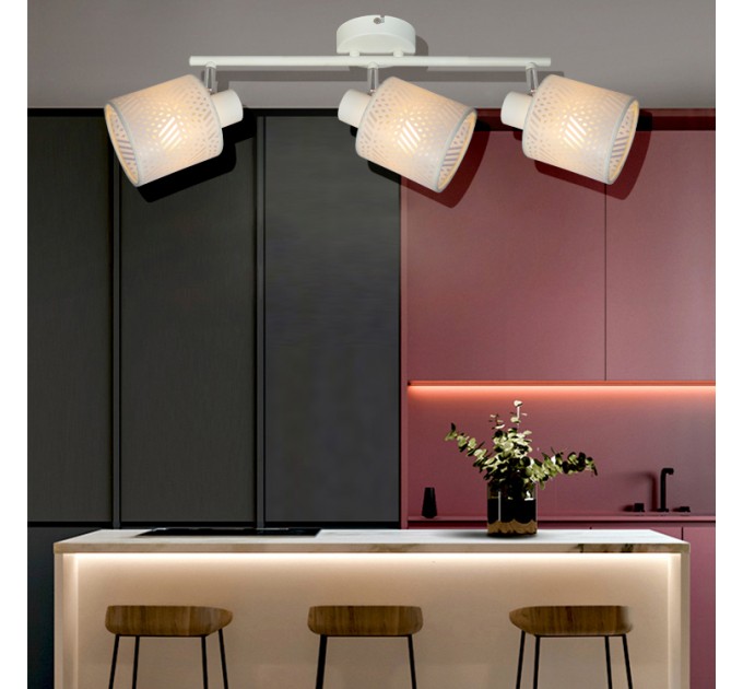 LIGHTEX СПОТ BLANKA 3XE14 БЯЛ 470X180X150MM LIGHTEX