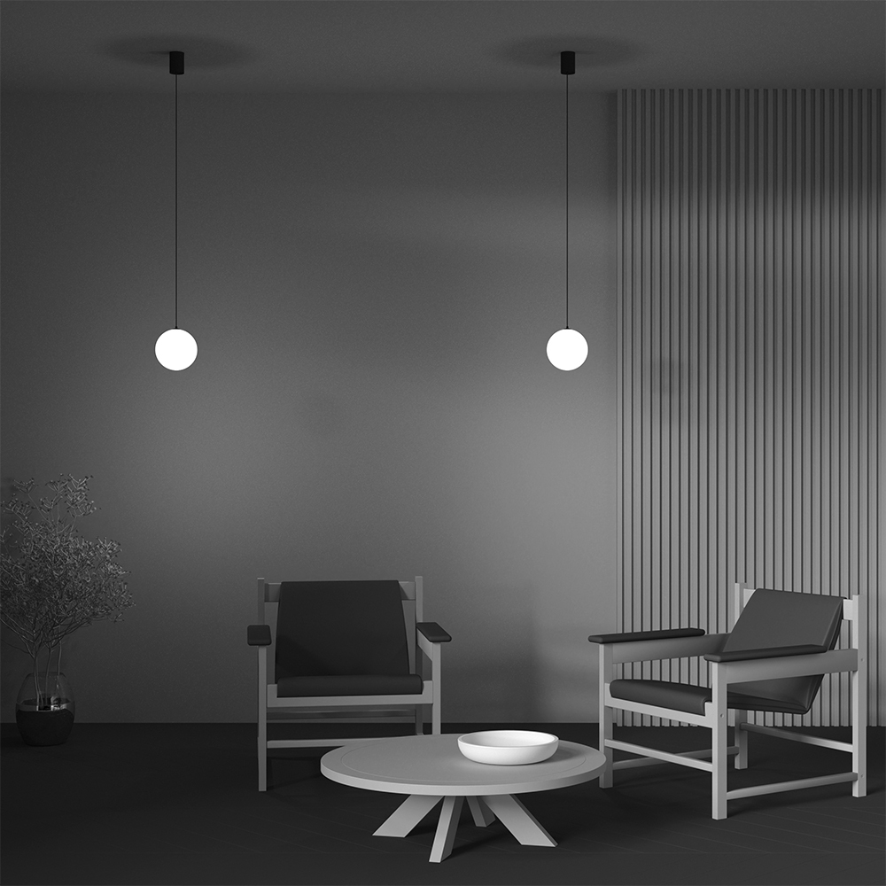 MAYTONI Pendant lamp Luna P039PL-5W4K-10-B