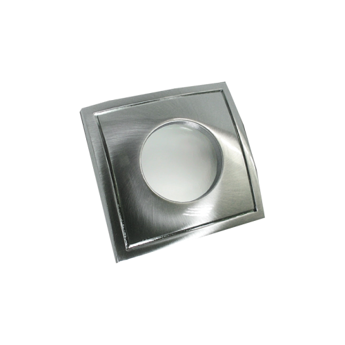 ACA LIGHTING BS3406NM SQUARE SATIN NICKEL IP45