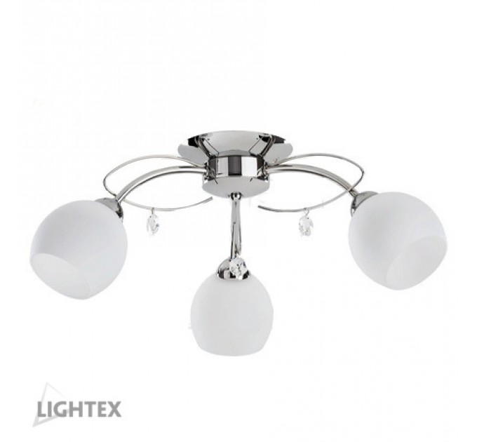 LIGHTEX ПОЛИЛЕЙ CARLA 3ХЕ14 ХРОМ LIGHTEX