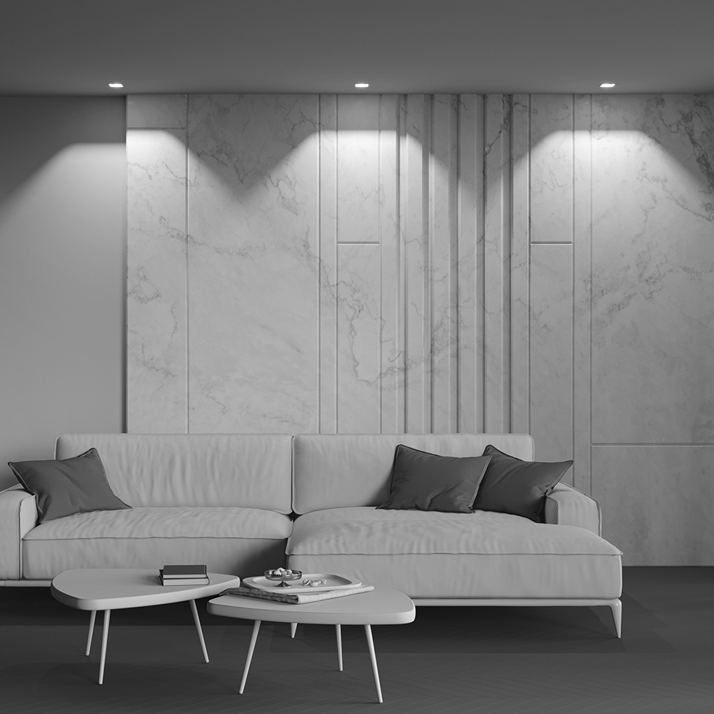 MAYTONI Downlight Alfa LED DL043-01-15W3K-SQ-W