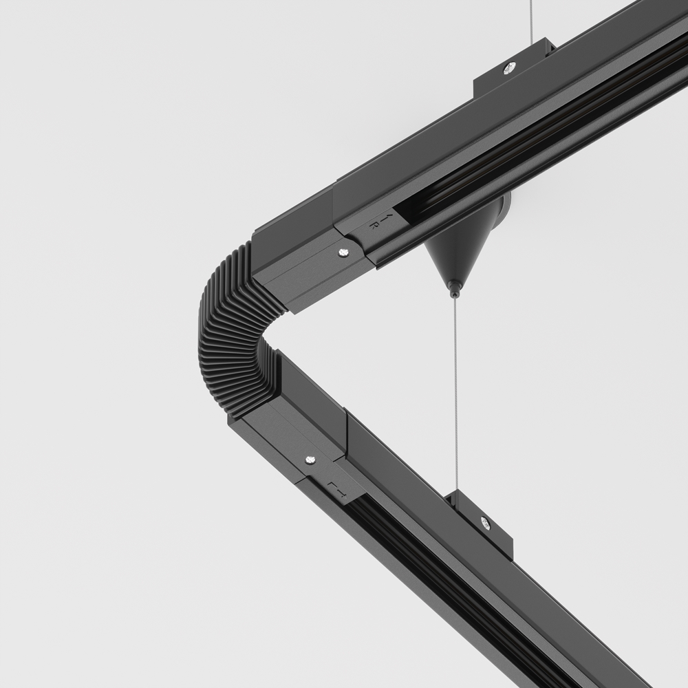 MAYTONI TRA005CF-31B АКСЕСОАР ЗА РЕЛСОВА СИСТЕМА 3 ФАЗНА РЕЛСОВА СИСТЕМА ЧЕРЕН