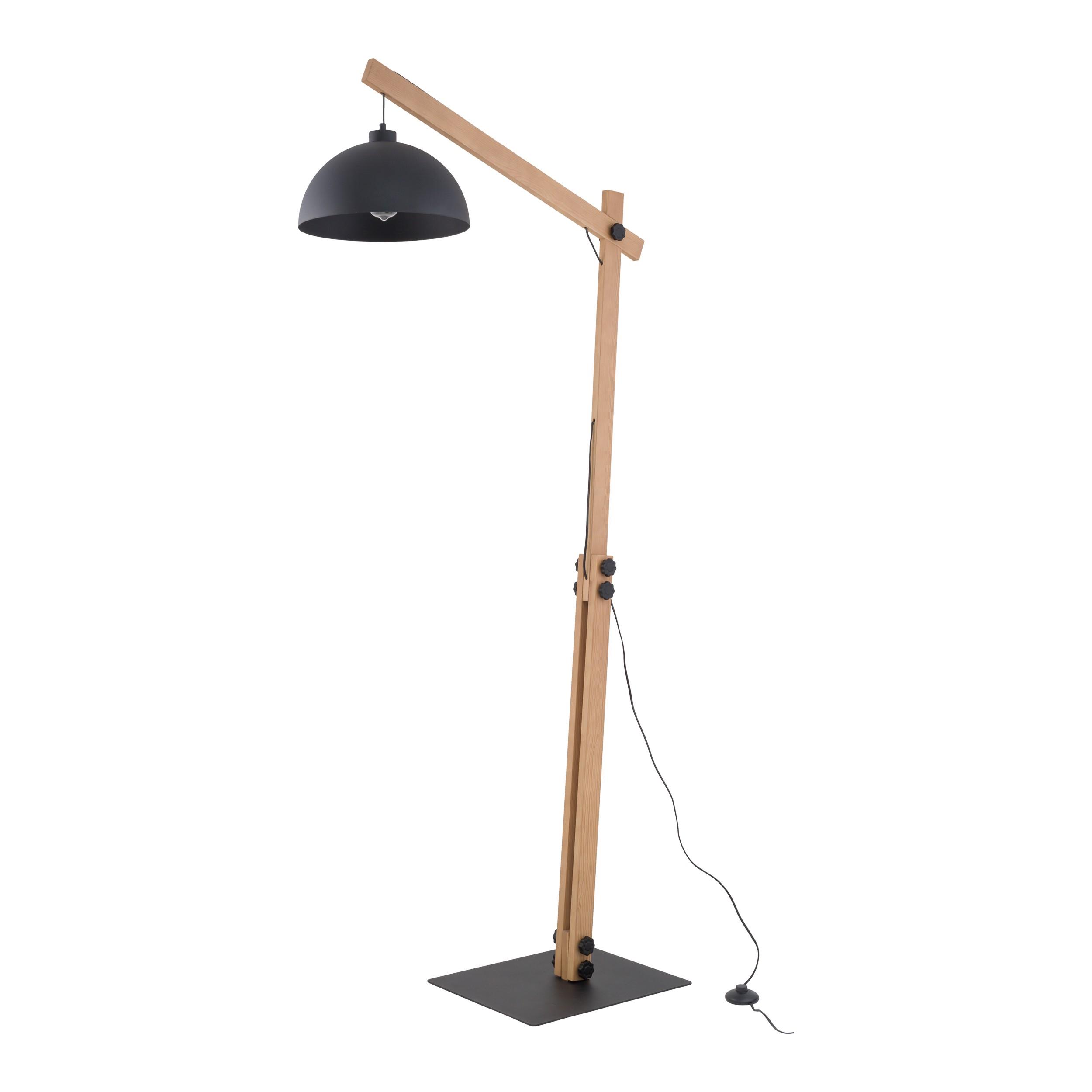 TK LIGHTING OSLO BLACK LAMPA PODŁOGOWA 1 PŁ