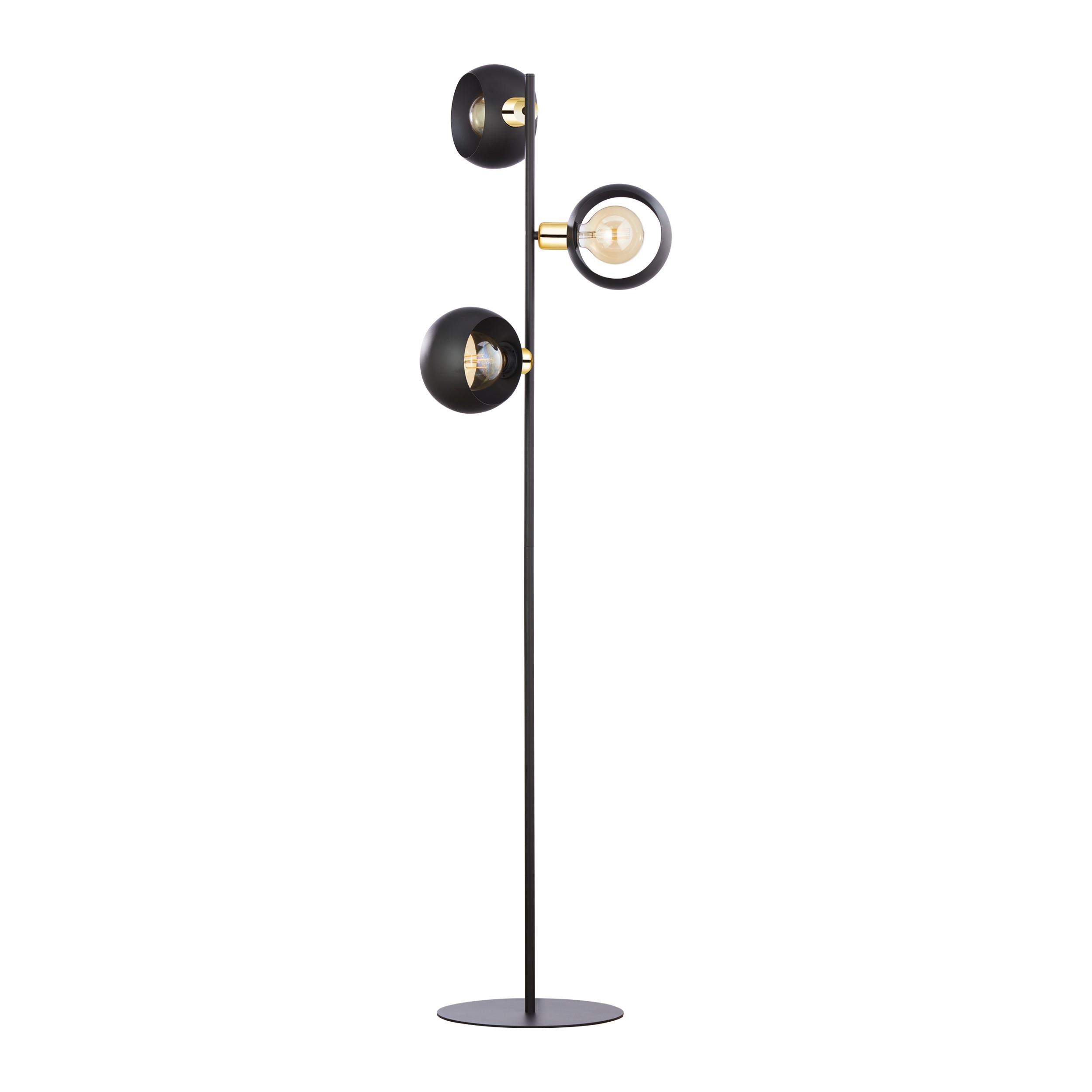 TK LIGHTING CYKLOP BLACK LAMPA PODŁOGOWA 3 PŁ