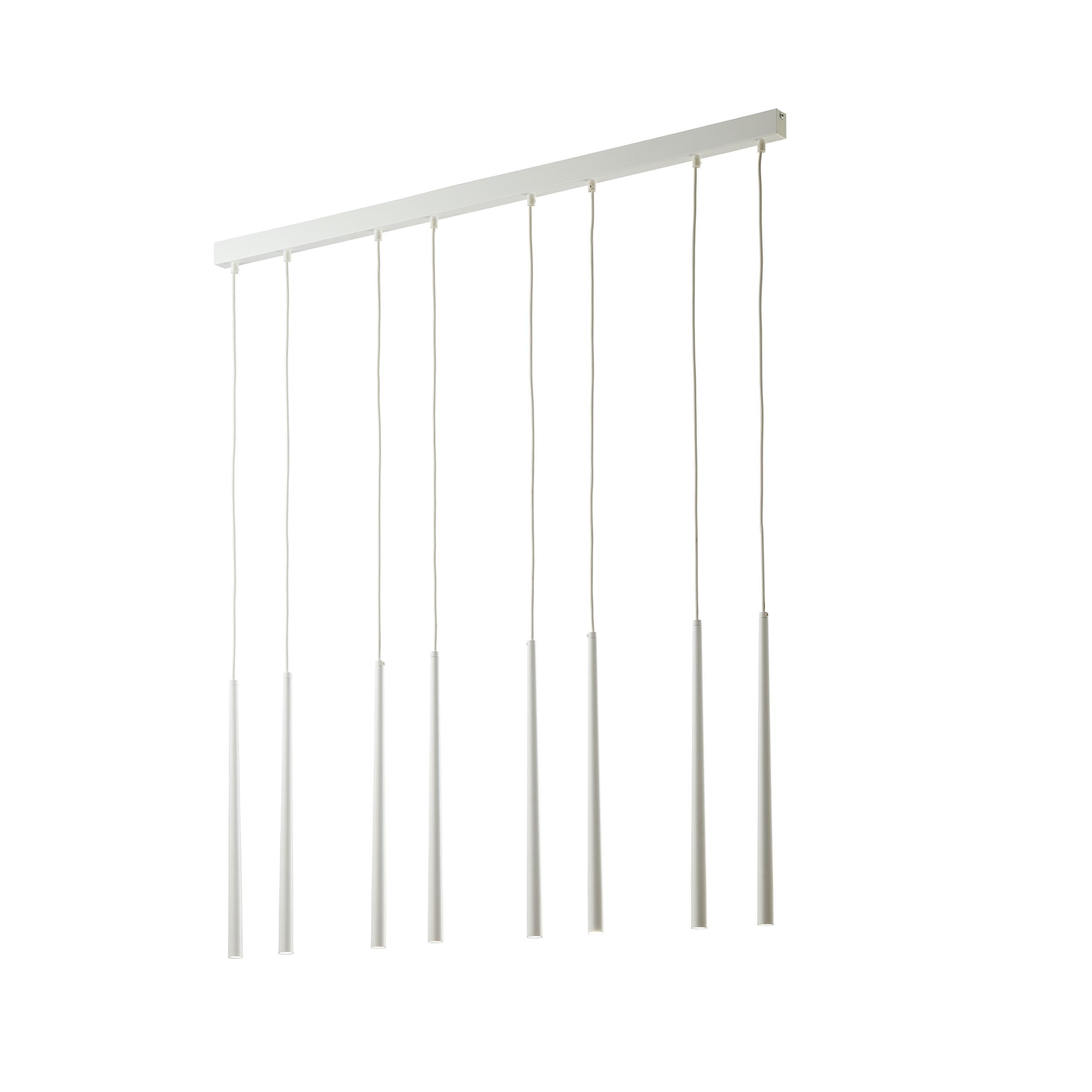 TK LIGHTING PIANO WHITE LAMPA WISZĄCA 8 PŁ