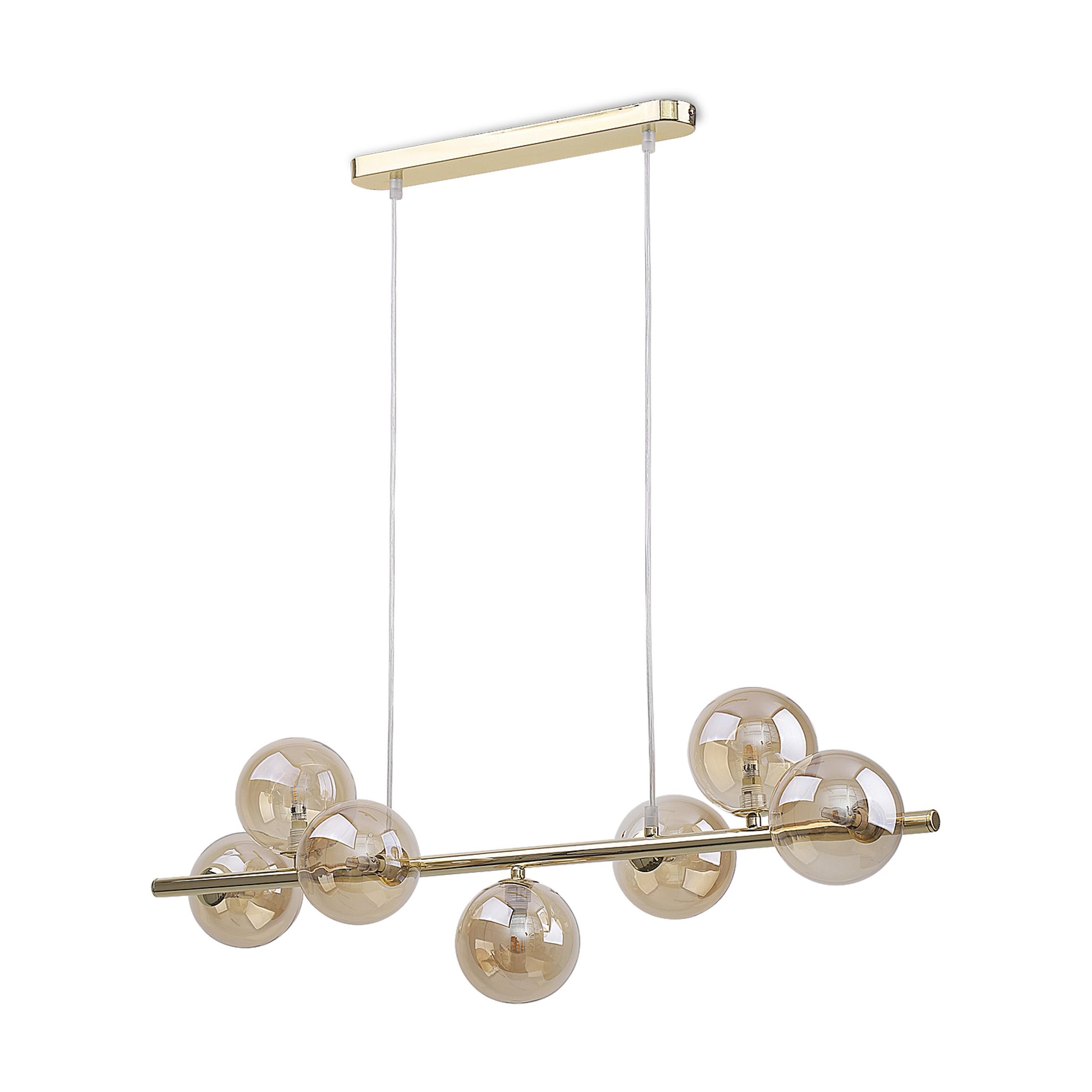 TK LIGHTING ESTERA GOLD LAMPA WISZĄCA 7 PŁ