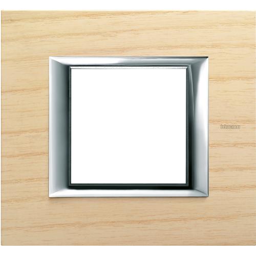 BTICINO - HA4802LFR Рамка 2М Wood Ash Дърво Правоъгълна Axolute
