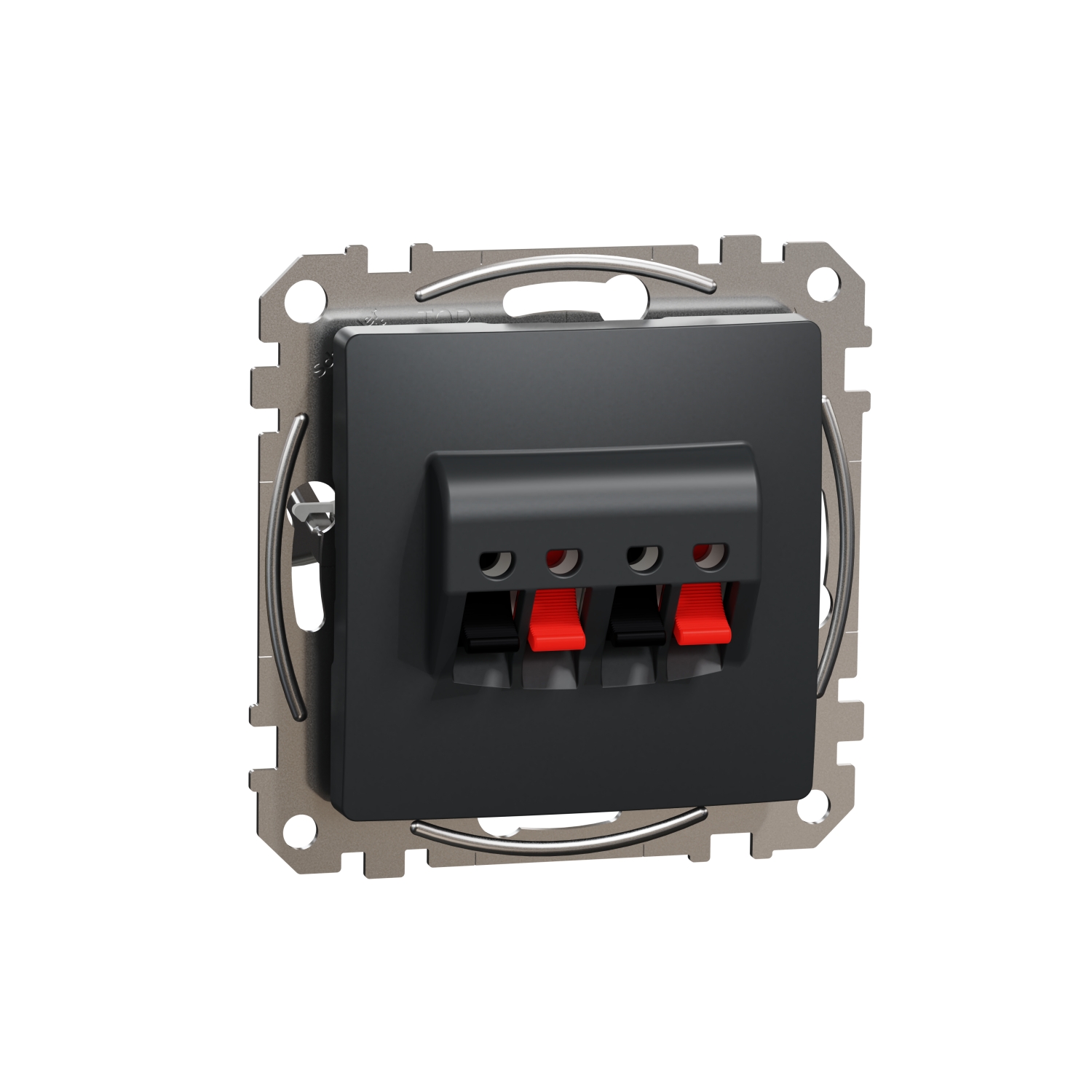 SCHNEIDER ELECTRIC SDD114411 SEDNA DESIGN & ELEMENTS, ДВОЕН ИЗХОД ЗА ВИСОКОГОВОРИТЕЛ, АНТРАЦИТ