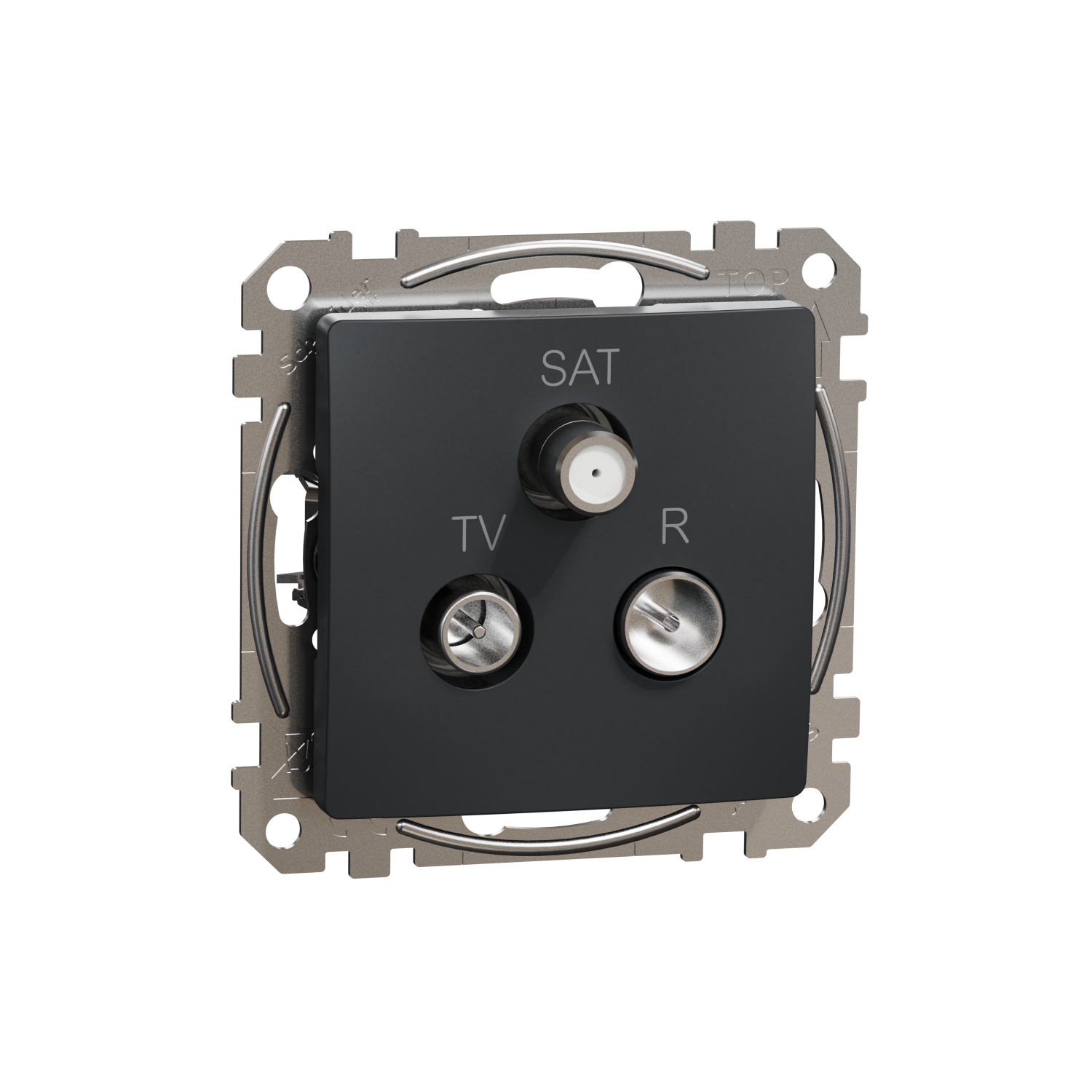 SCHNEIDER ELECTRIC SDD114484 TV/R/SAT РОЗЕТКА 7DB, SEDNA, АНТРАЦИТ