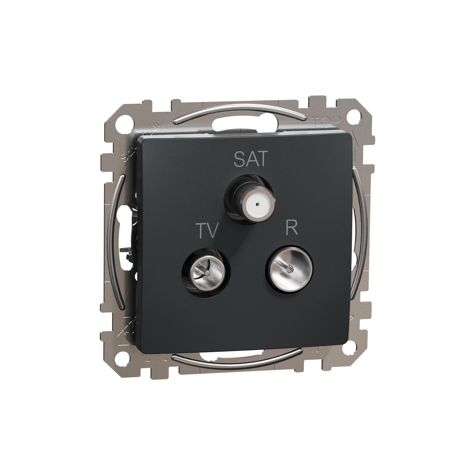 SCHNEIDER ELECTRIC SDD114488 TV/R/SAT МЕЖДИНЕН ИЗХОД 10DB, SEDNA, АНТРАЦИТ