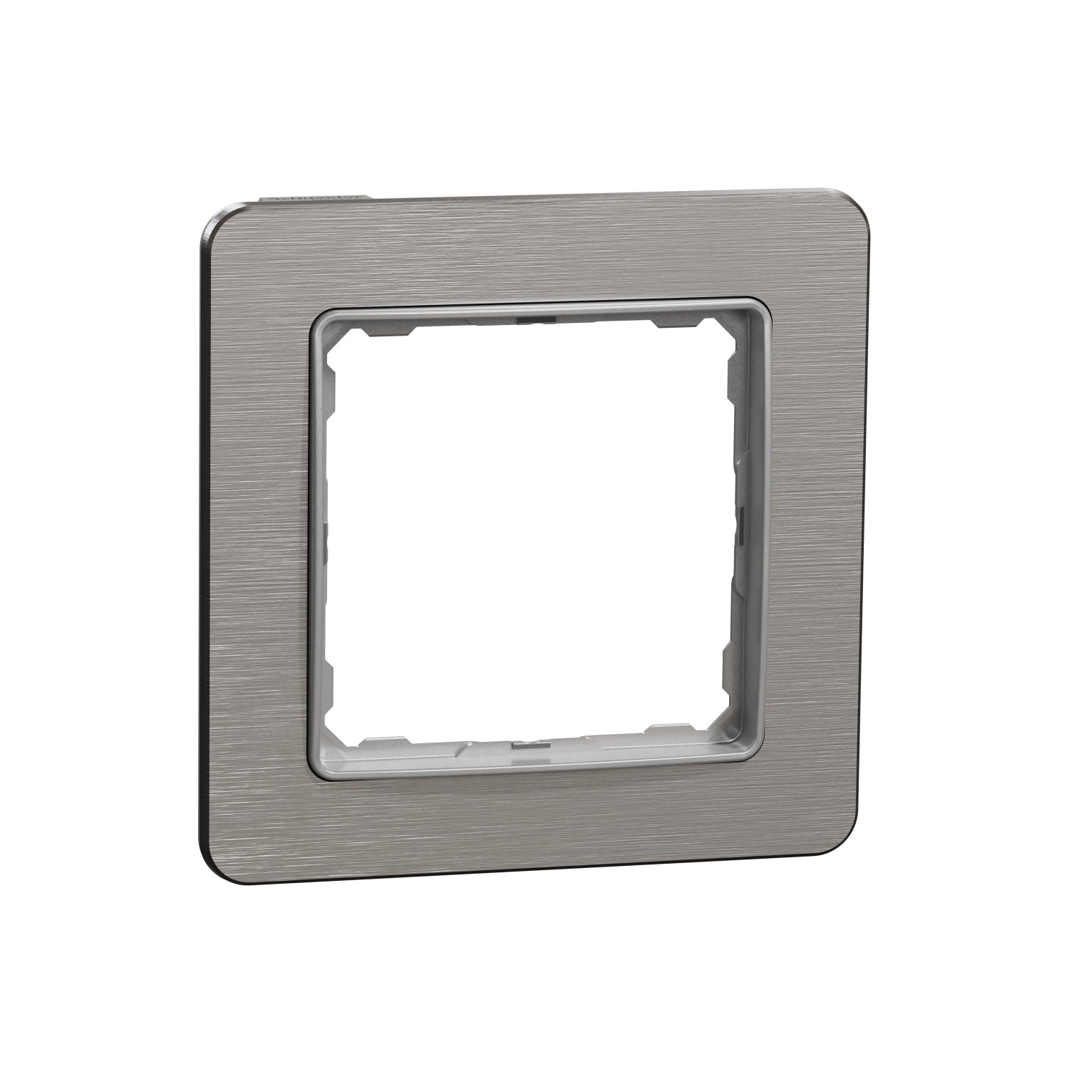 SCHNEIDER ELECTRIC SDD370801 SEDNA DESIGN & ELEMENTS, ЕДИНИЧНА ДЕКОРАТИВНА РАМКА, ДРАСКАН АЛУМИНИЙ