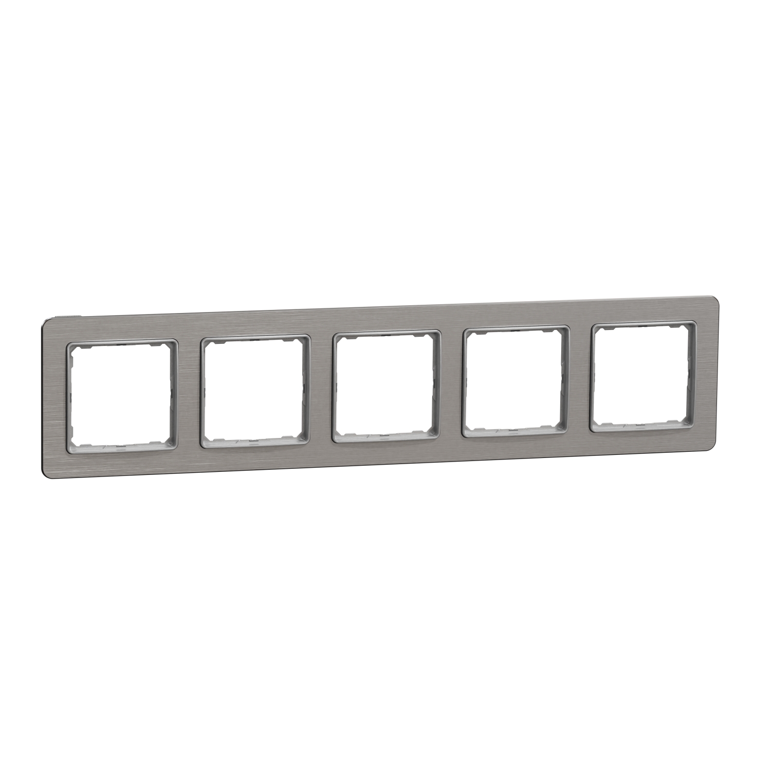 SCHNEIDER ELECTRIC SDD370805 SEDNA DESIGN & ELEMENTS, РАМКА 5 МОДУЛА, ДРАСКАН АЛУМИНИЙ