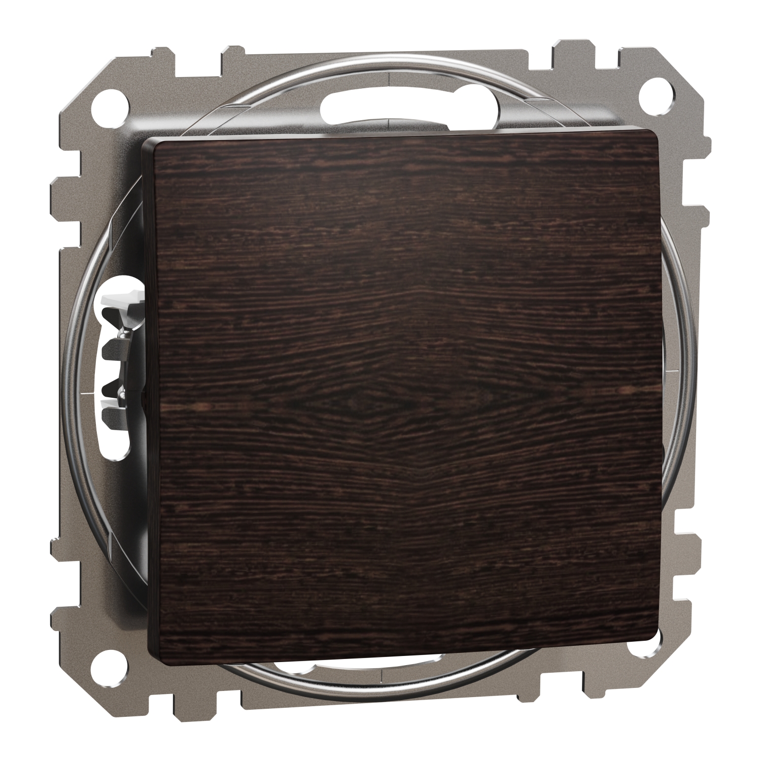 SCHNEIDER ELECTRIC SDD181106 SEDNA DESIGN & ELEMENTS, ДВУПОСОЧЕН КЛЮЧ 10AX, ВЕНГЕ