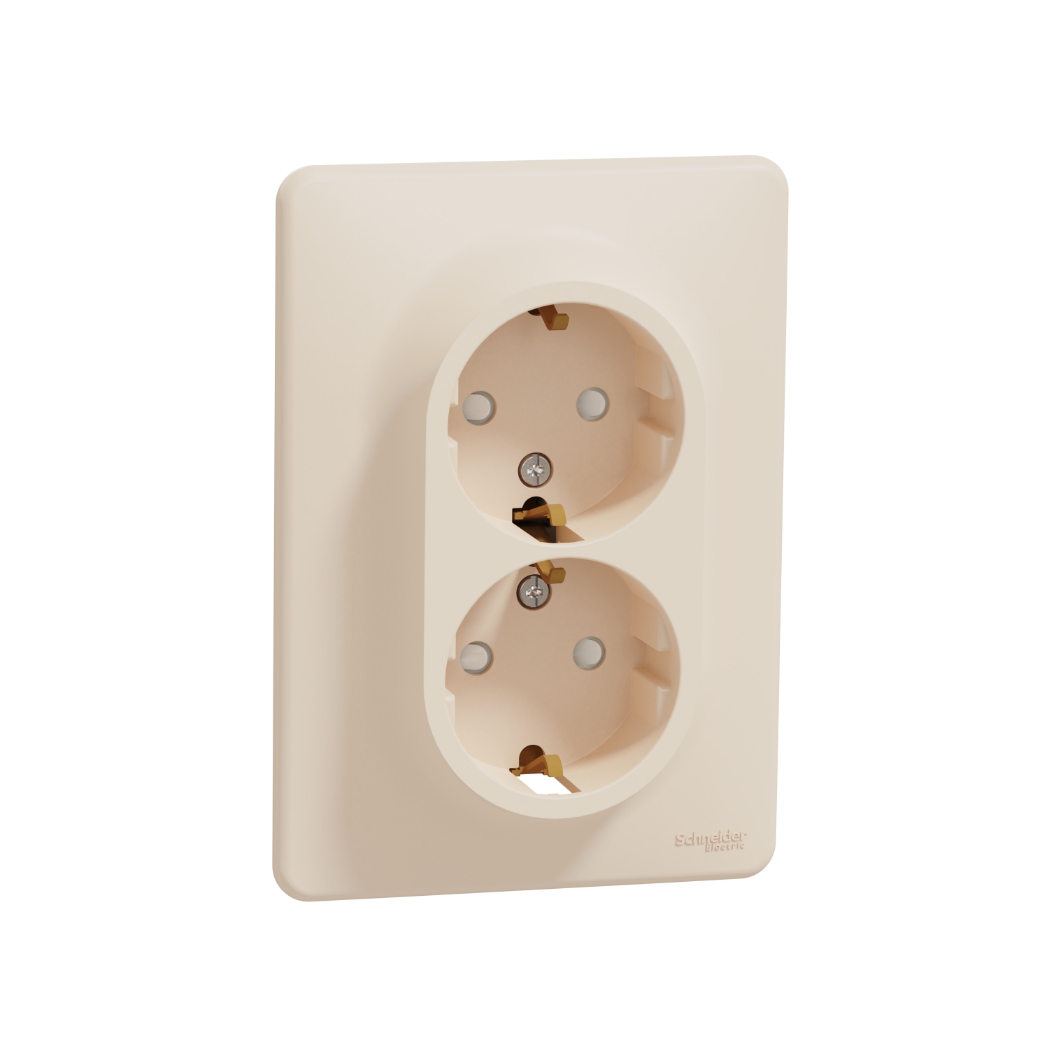 SCHNEIDER ELECTRIC SDD312221 SEDNA DESIGN & ELEMENTS, КОНТАКТ ШУКО, КРЕМ
