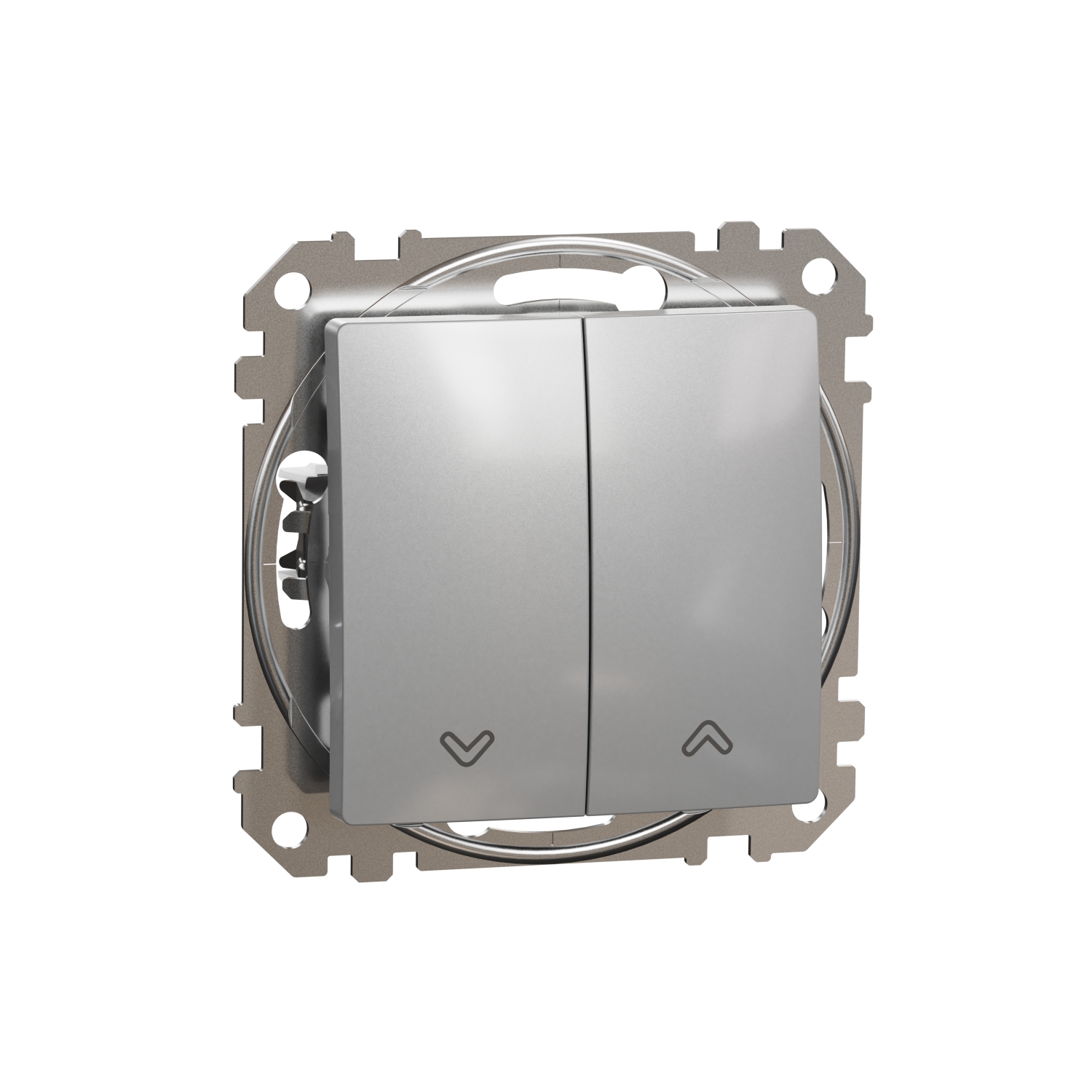 SCHNEIDER ELECTRIC SDD113104 SEDNA DESIGN & ELEMENTS, КЛЮЧ ЗА РОЛЕТНИ ЩОРИ 10AX, АЛУМИНИЙ