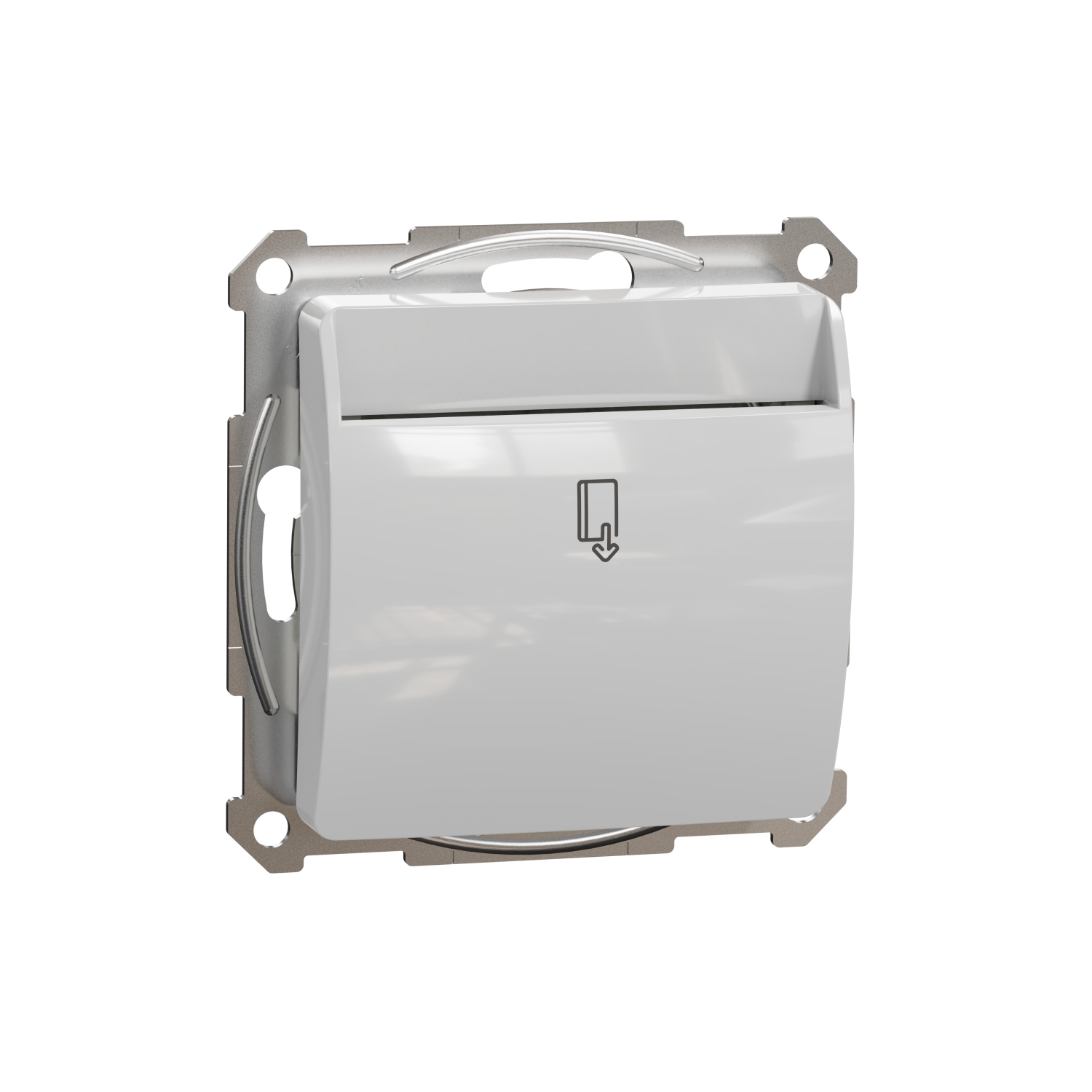 SCHNEIDER ELECTRIC SDD113121E SEDNA DESIGN & ELEMENTS, КЛЮЧ КАРТА 8A, АЛУМИНИЙ