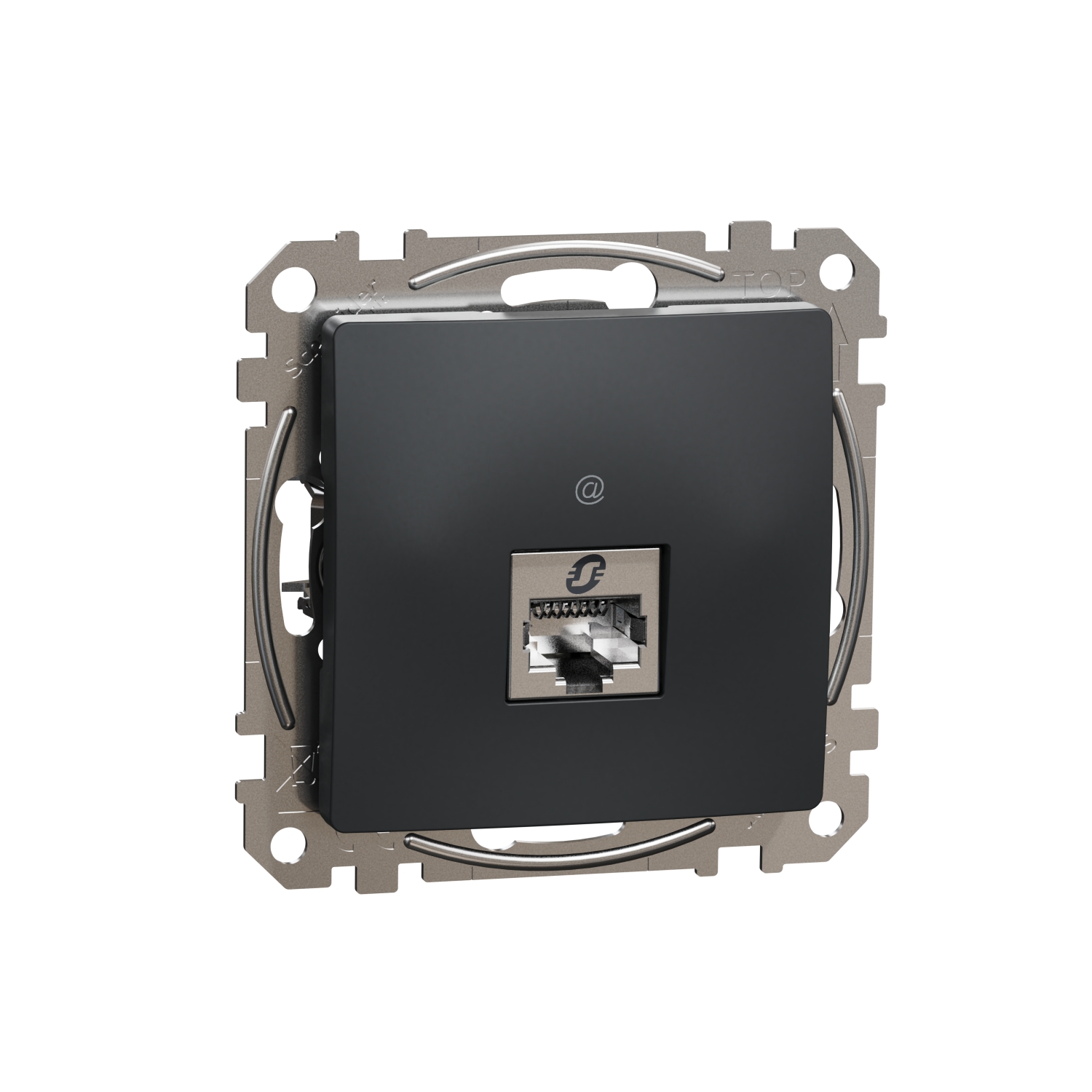 SCHNEIDER ELECTRIC SDD114451S ИЗХОД ЗА ДАННИ CAT 5E STP, SEDNA DESIGN & ELEMENTS, RJ45, АНТРАЦИТ
