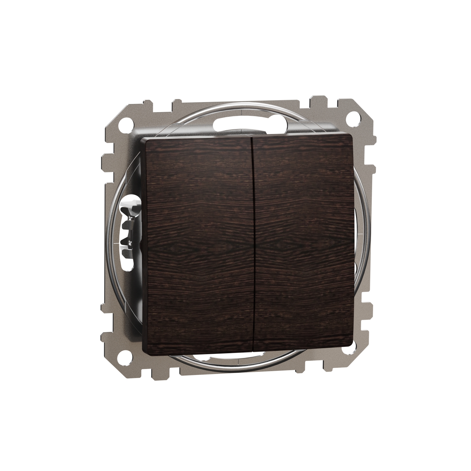 SCHNEIDER ELECTRIC SDD181105 SEDNA DESIGN & ELEMENTS, ДВУПОСОЧЕН КЛЮЧ 10AX, ВЕНГЕ
