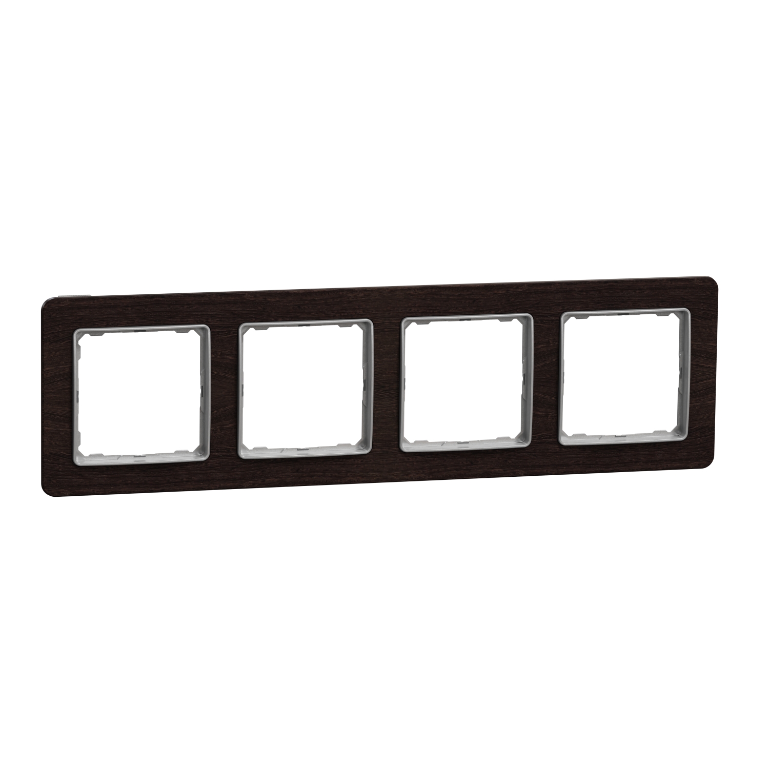 SCHNEIDER ELECTRIC SDD381804 SEDNA DESIGN & ELEMENTS, РАМКА 4 МОДУЛА, ВЕНГЕ