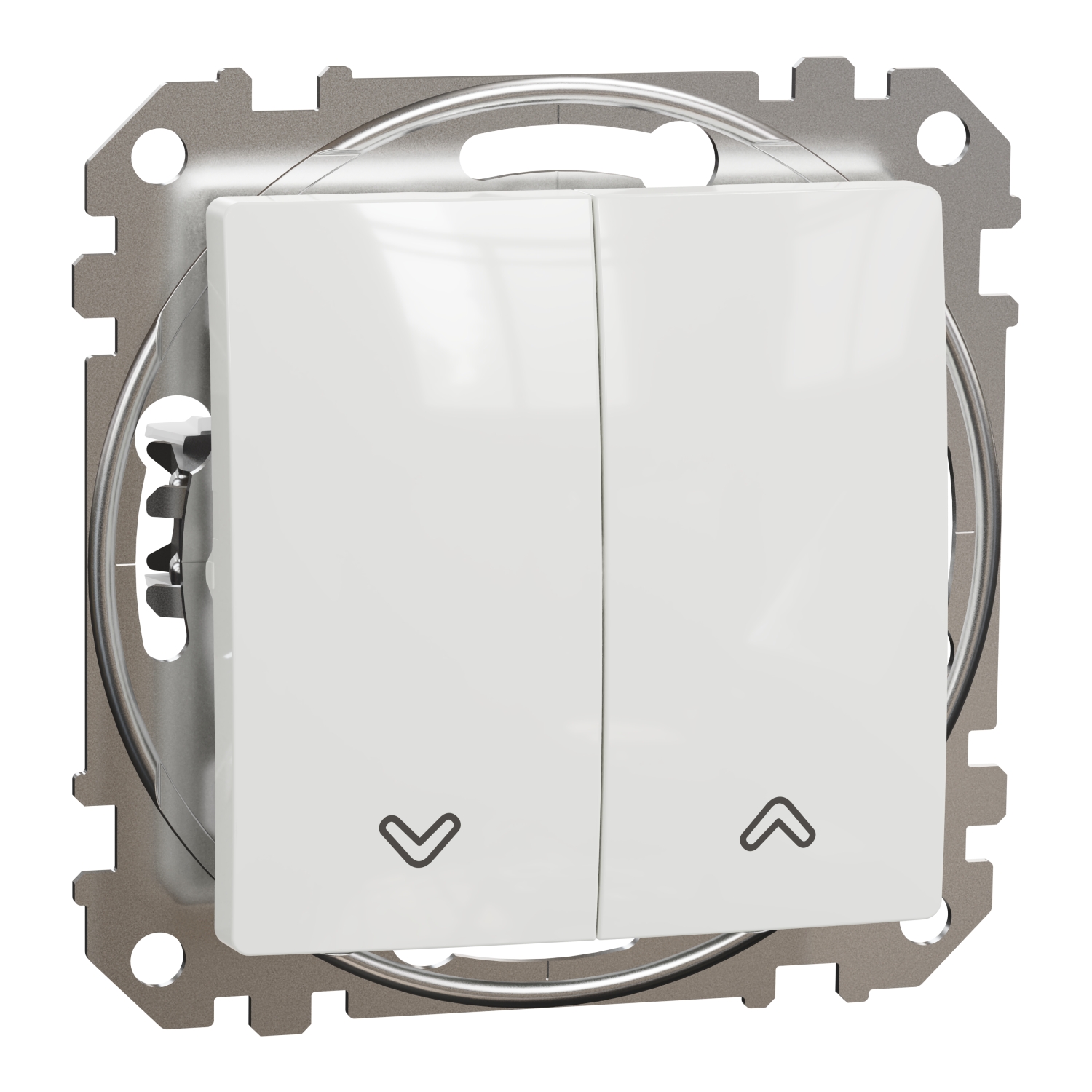 SCHNEIDER ELECTRIC SDD111104 SEDNA DESIGN & ELEMENTS, КЛЮЧ ЗА РОЛЕТНИ ЩОРИ 10AX, БЯЛ