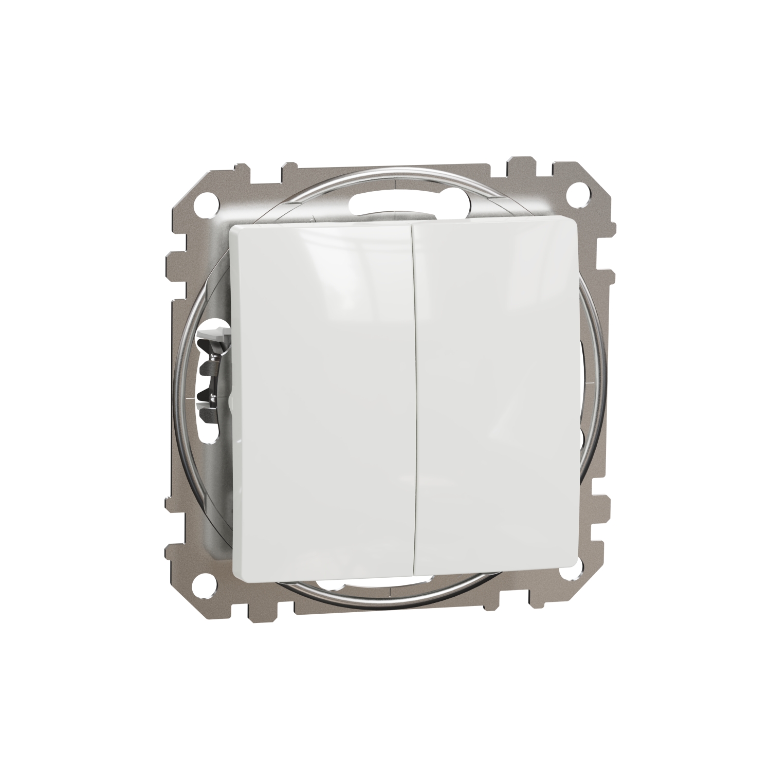 SCHNEIDER ELECTRIC SDD111105 SEDNA DESIGN & ELEMENTS, ДВУПОСОЧЕН КЛЮЧ 10AX, БЯЛ