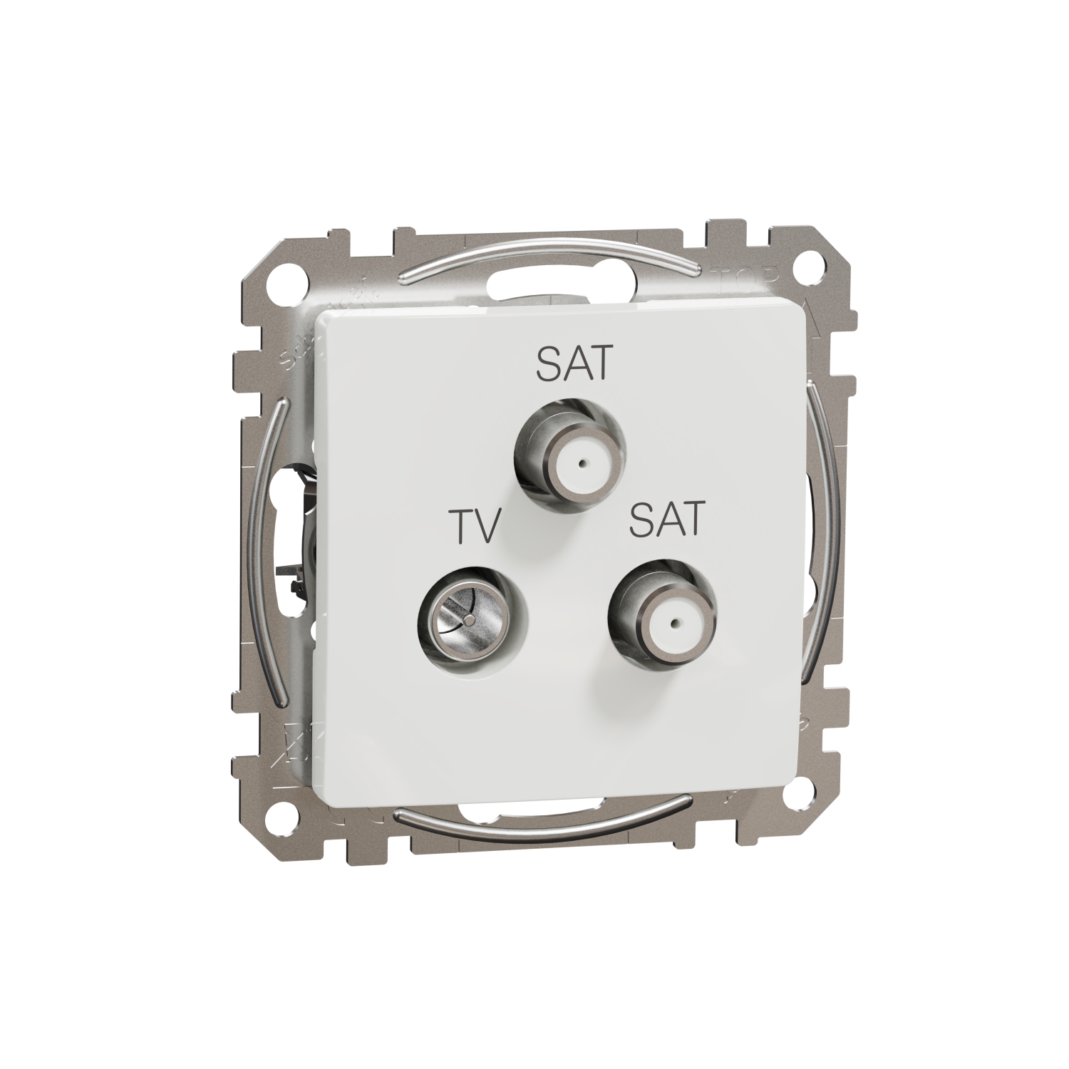 SCHNEIDER ELECTRIC SDD111481S TV/SAT/ SAT РОЗЕТКА 4DB, SEDNA, БЯЛ