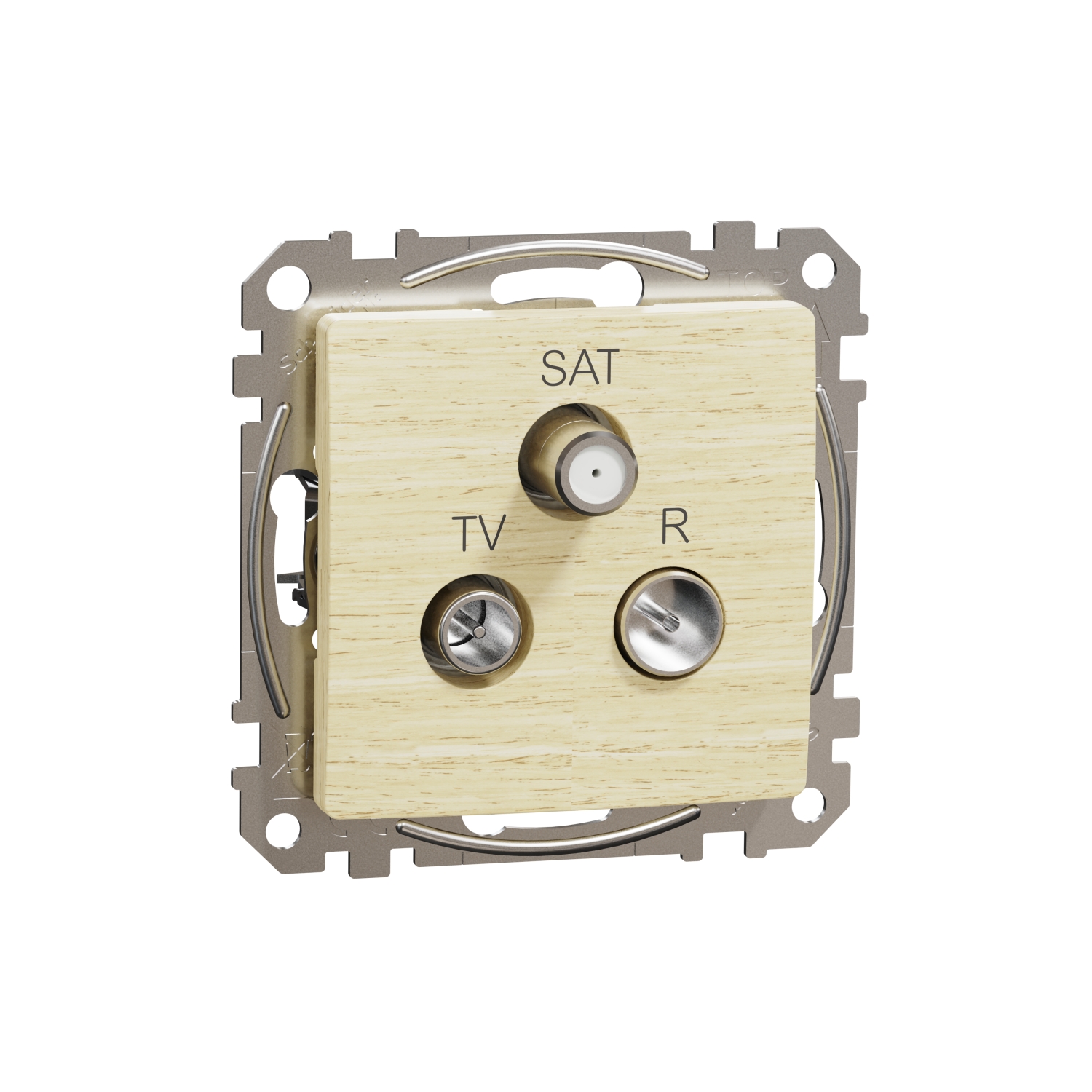 SCHNEIDER ELECTRIC SDD180484 TV/R/SAT РОЗЕТКА 7DB, SEDNA, БРЕЗА