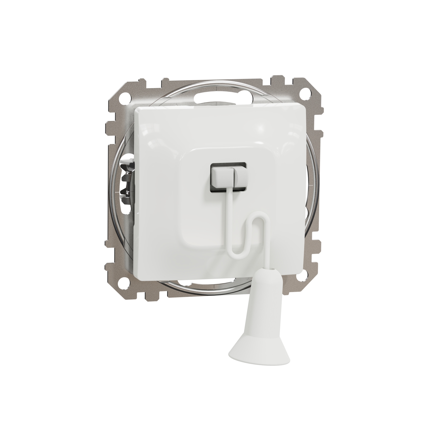 SCHNEIDER ELECTRIC SDD111122 SEDNA DESIGN & ELEMENTS, ПАНИК БУТОН 10A, БЯЛ