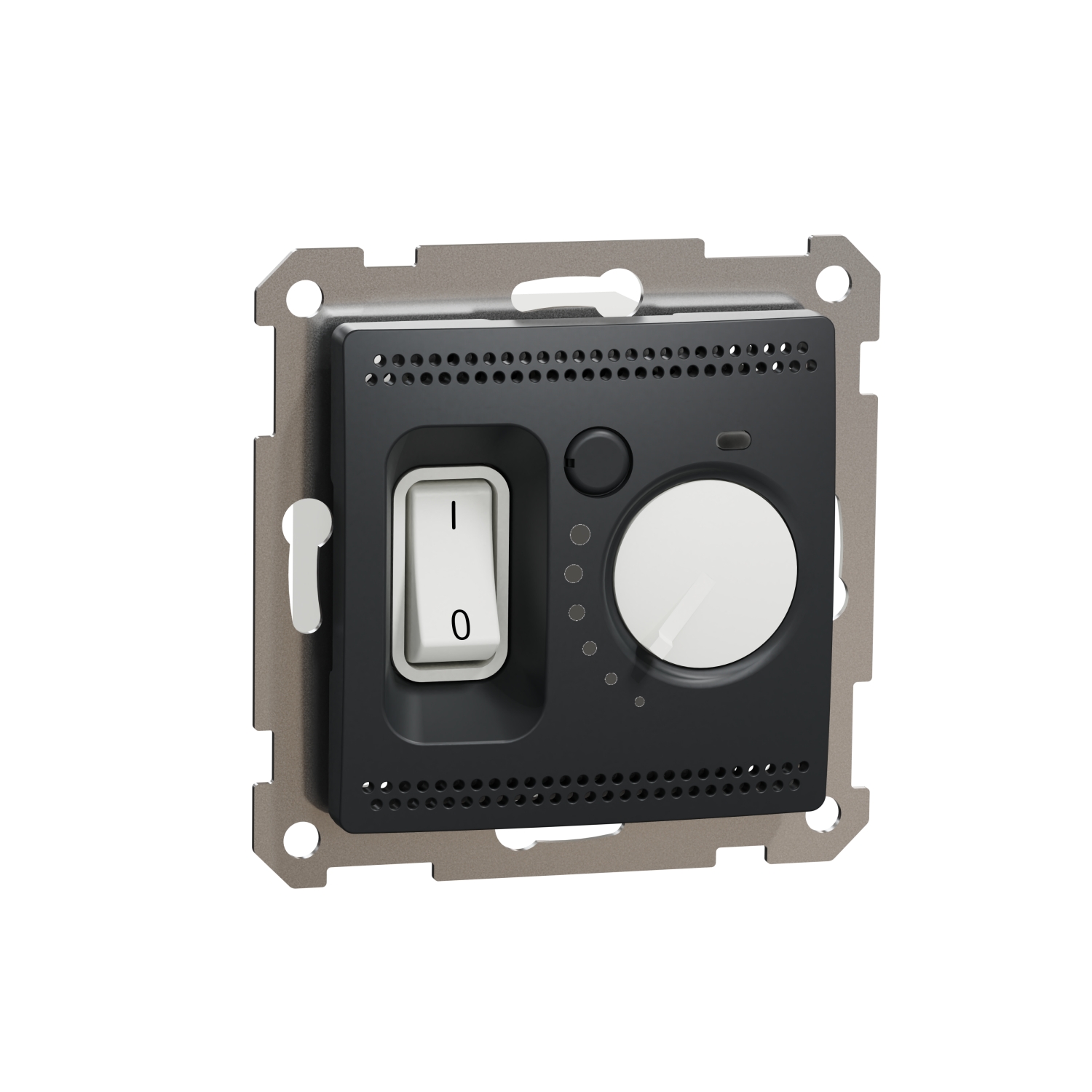SCHNEIDER ELECTRIC SDD114507 ПОДОВ ТЕРМОСТАТ, SEDNA DESIGN & ELEMENTS, 16A, АНТРАЦИТ