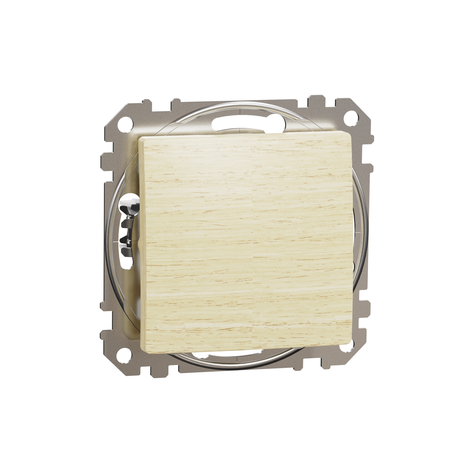 SCHNEIDER ELECTRIC SDD180101 SEDNA DESIGN & ELEMENTS, ЕДНОПОСОЧЕН КЛЮЧ 10AX, БРЕЗА
