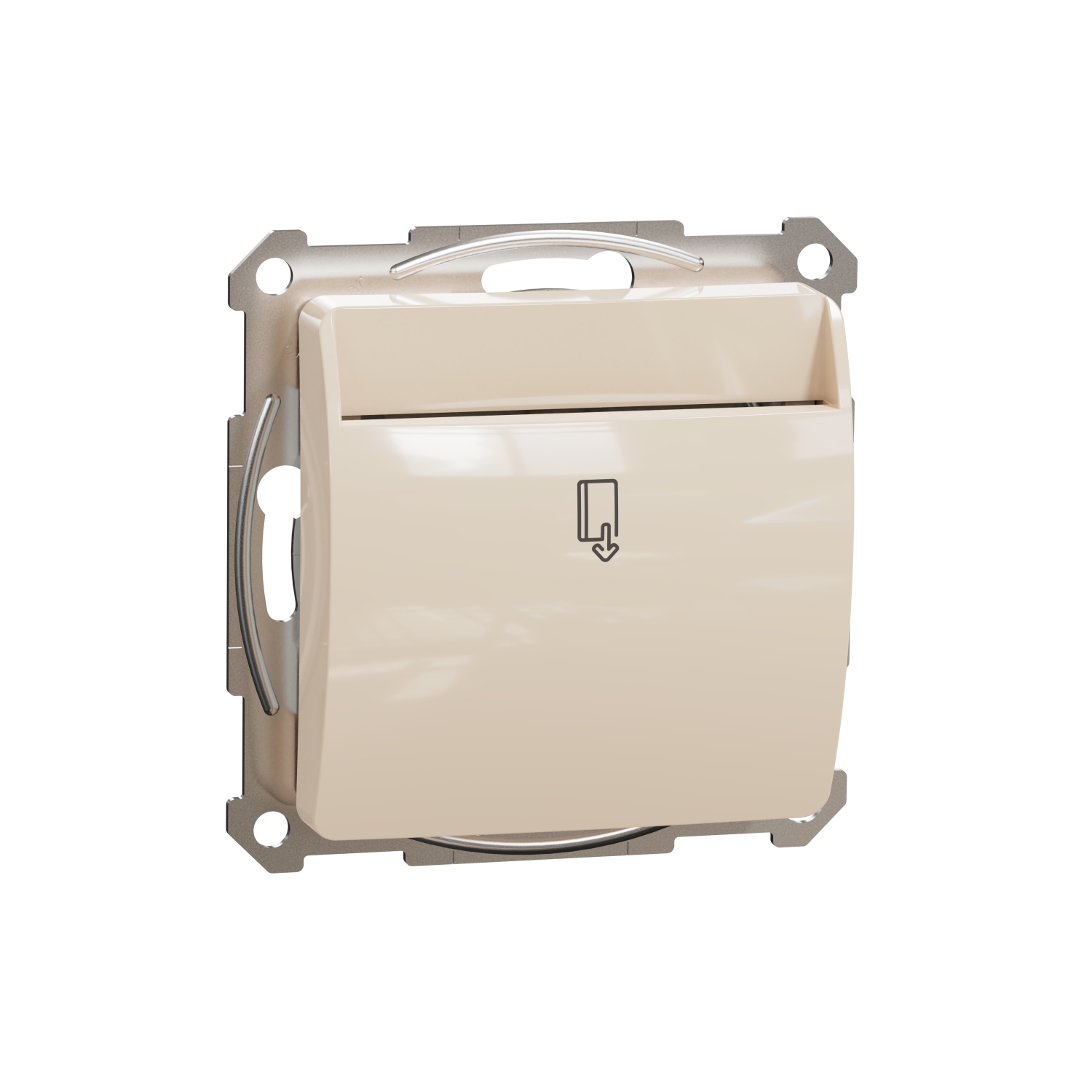 SCHNEIDER ELECTRIC SDD112121E SEDNA DESIGN & ELEMENTS, КЛЮЧ КАРТА 8A, КРЕМ