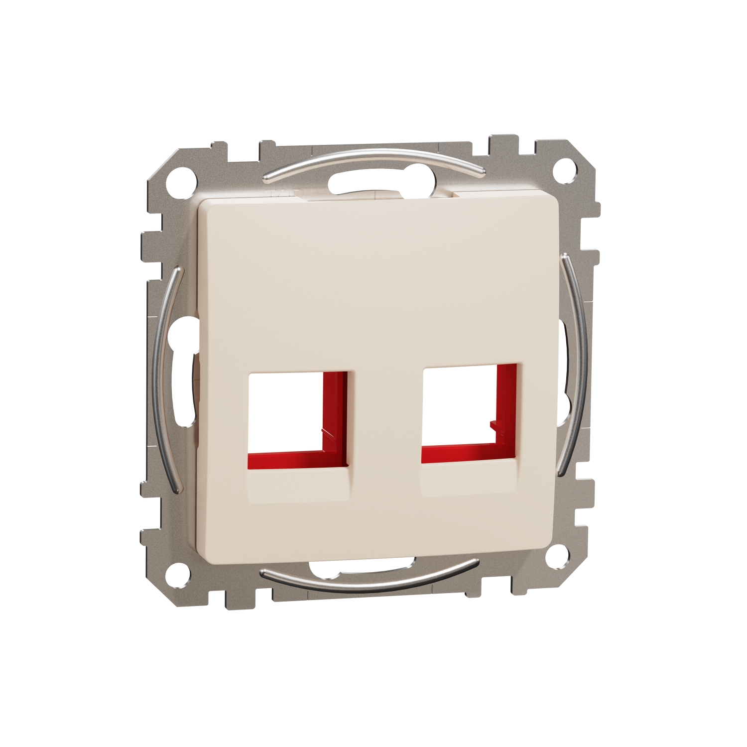 SCHNEIDER ELECTRIC SDD112441C SEDNA DESIGN & ELEMENTS, ПЛОЧА KRONE CAT5E 6 UTP, КРЕМ