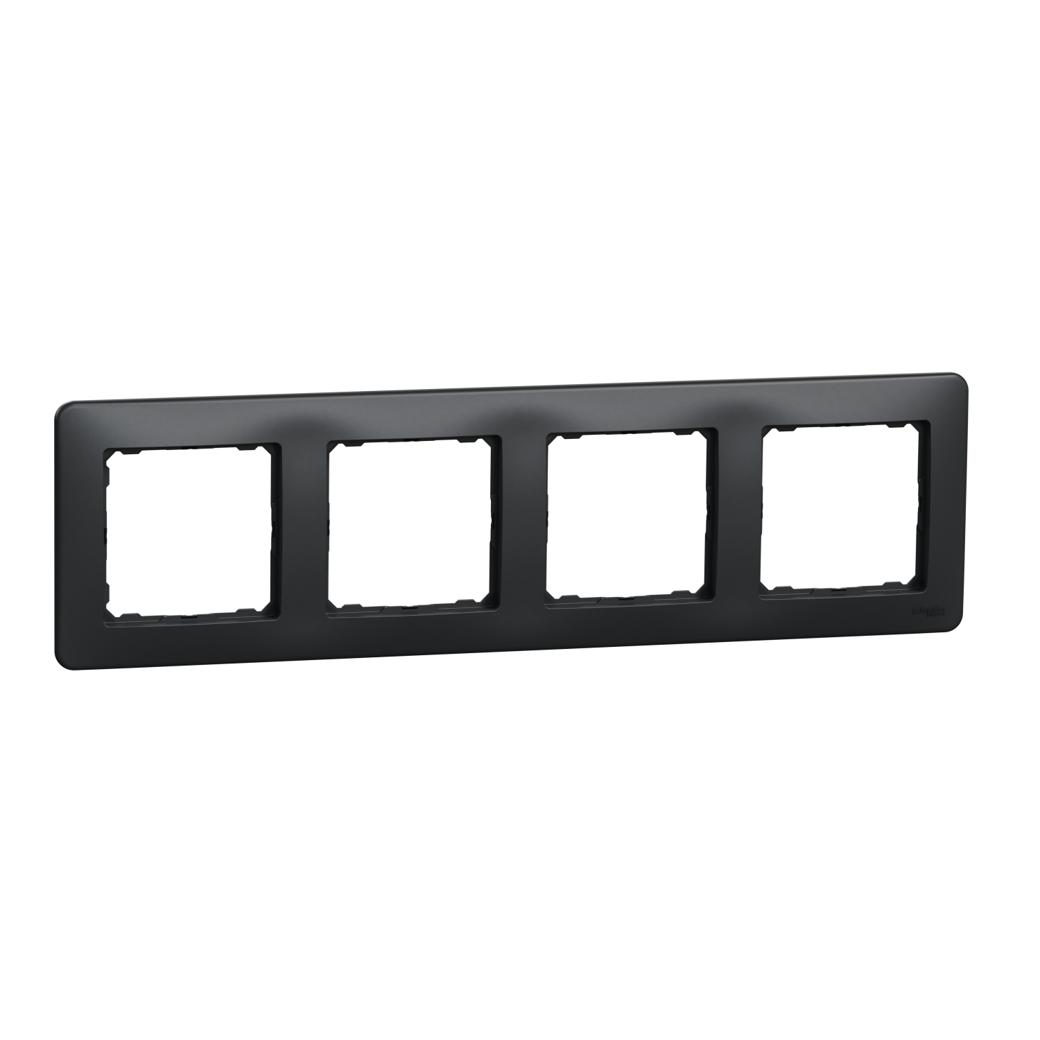 SCHNEIDER ELECTRIC SDD314804 SEDNA DESIGN & ELEMENTS, РАМКА 4 МОДУЛА, АНТРАЦИТ