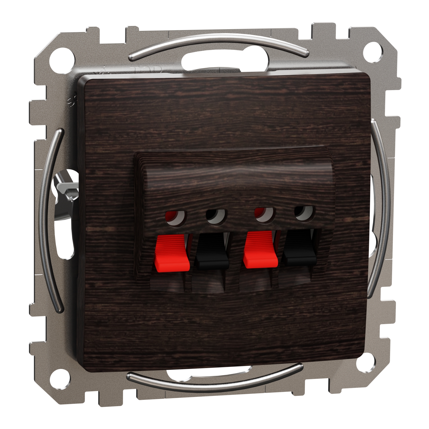 SCHNEIDER ELECTRIC SDD181411 SEDNA DESIGN & ELEMENTS, ДВОЕН ИЗХОД ЗА ВИСОКОГОВОРИТЕЛ, ВЕНГЕ