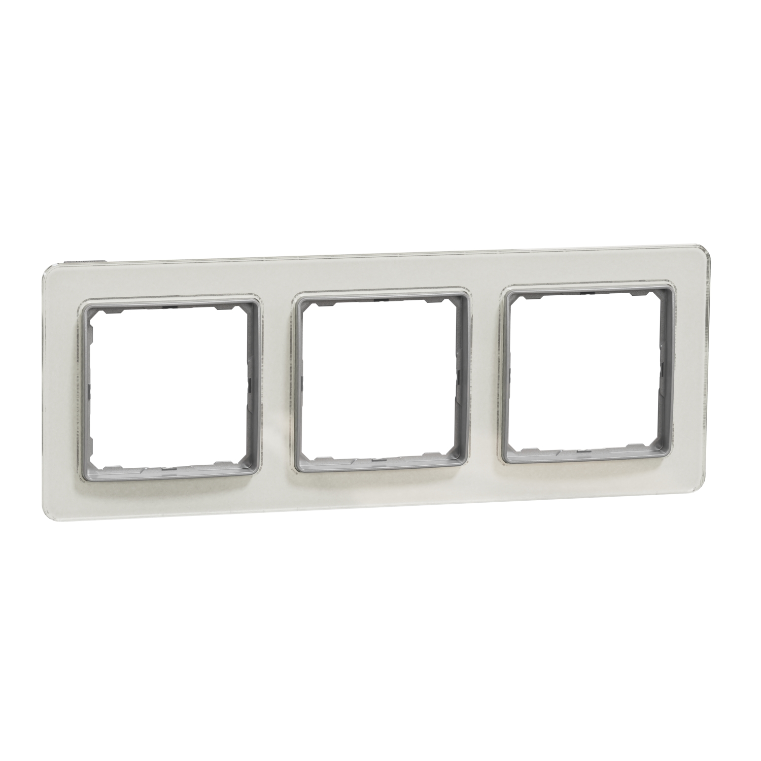 SCHNEIDER ELECTRIC SDD360803 SEDNA DESIGN & ELEMENTS, РАМКА 3 МОДУЛА, СТЪКЛО