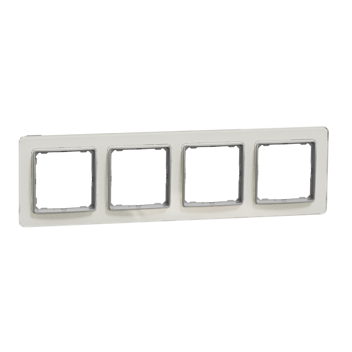 SCHNEIDER ELECTRIC SDD360804 SEDNA DESIGN & ELEMENTS, РАМКА 4 МОДУЛА, СТЪКЛО