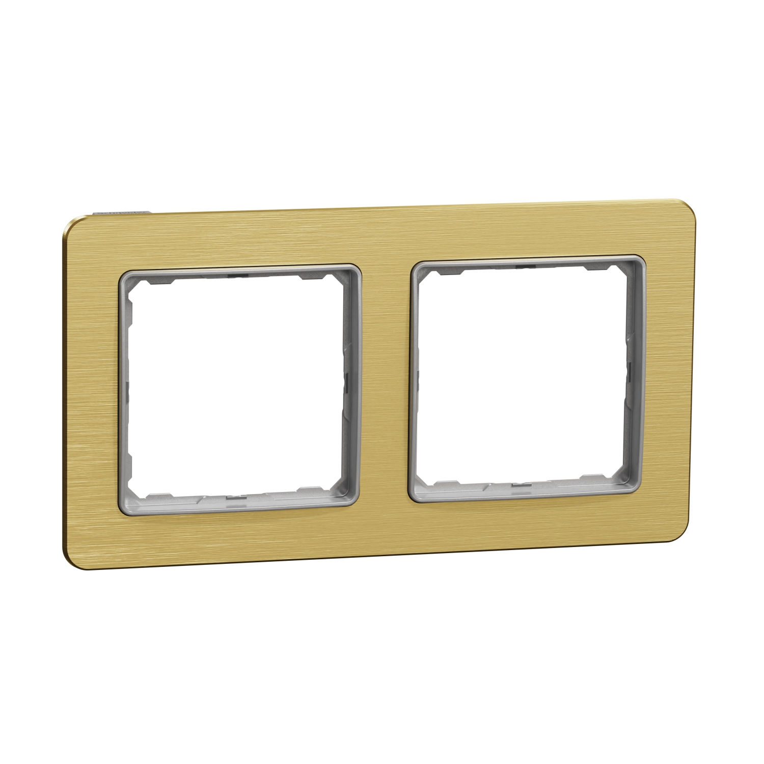 SCHNEIDER ELECTRIC SDD371802 SEDNA DESIGN & ELEMENTS, РАМКА 2 МОДУЛА, ДРАСКАН БРОНЗ
