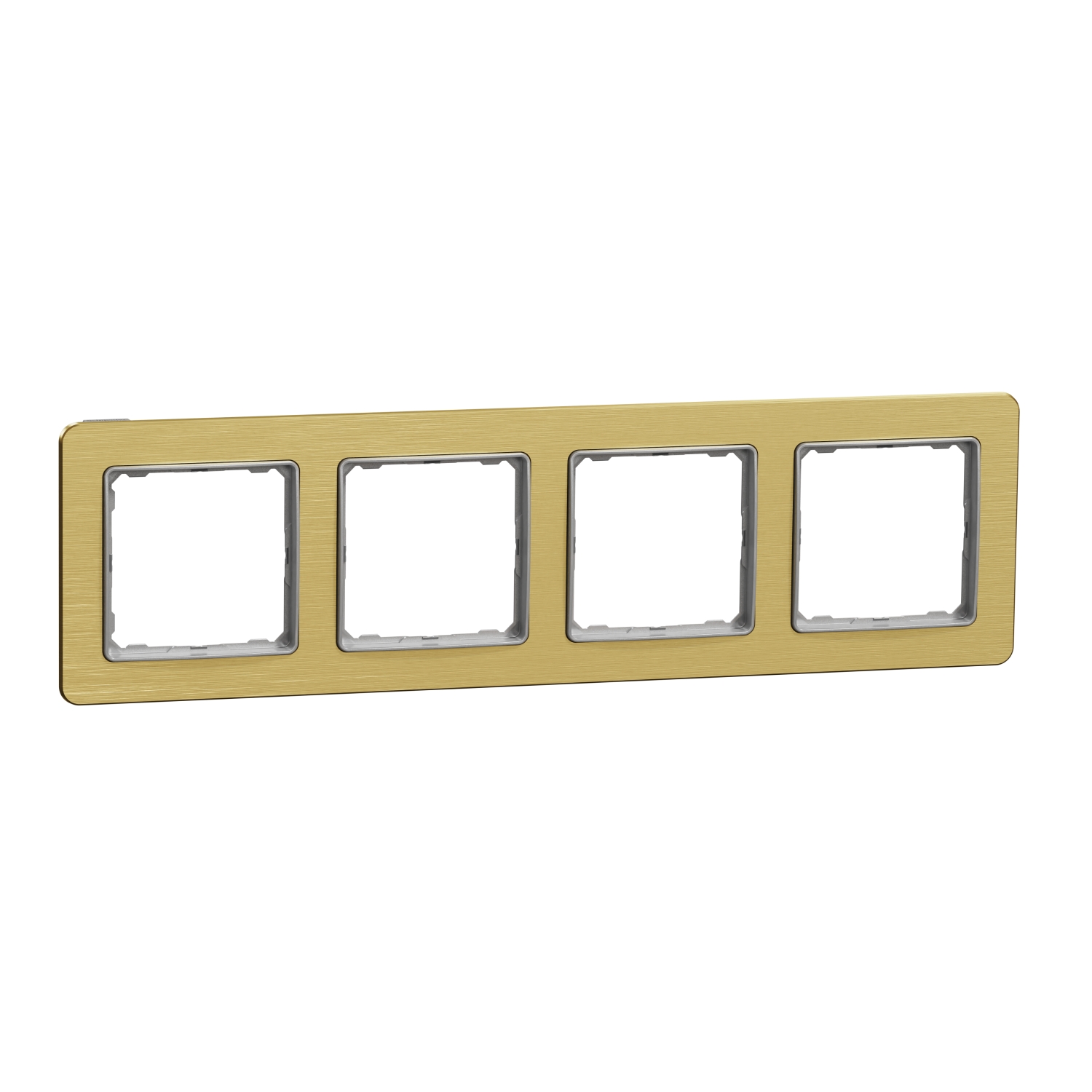 SCHNEIDER ELECTRIC SDD371804 SEDNA DESIGN & ELEMENTS, РАМКА 4 МОДУЛА, ДРАСКАН БРОНЗ