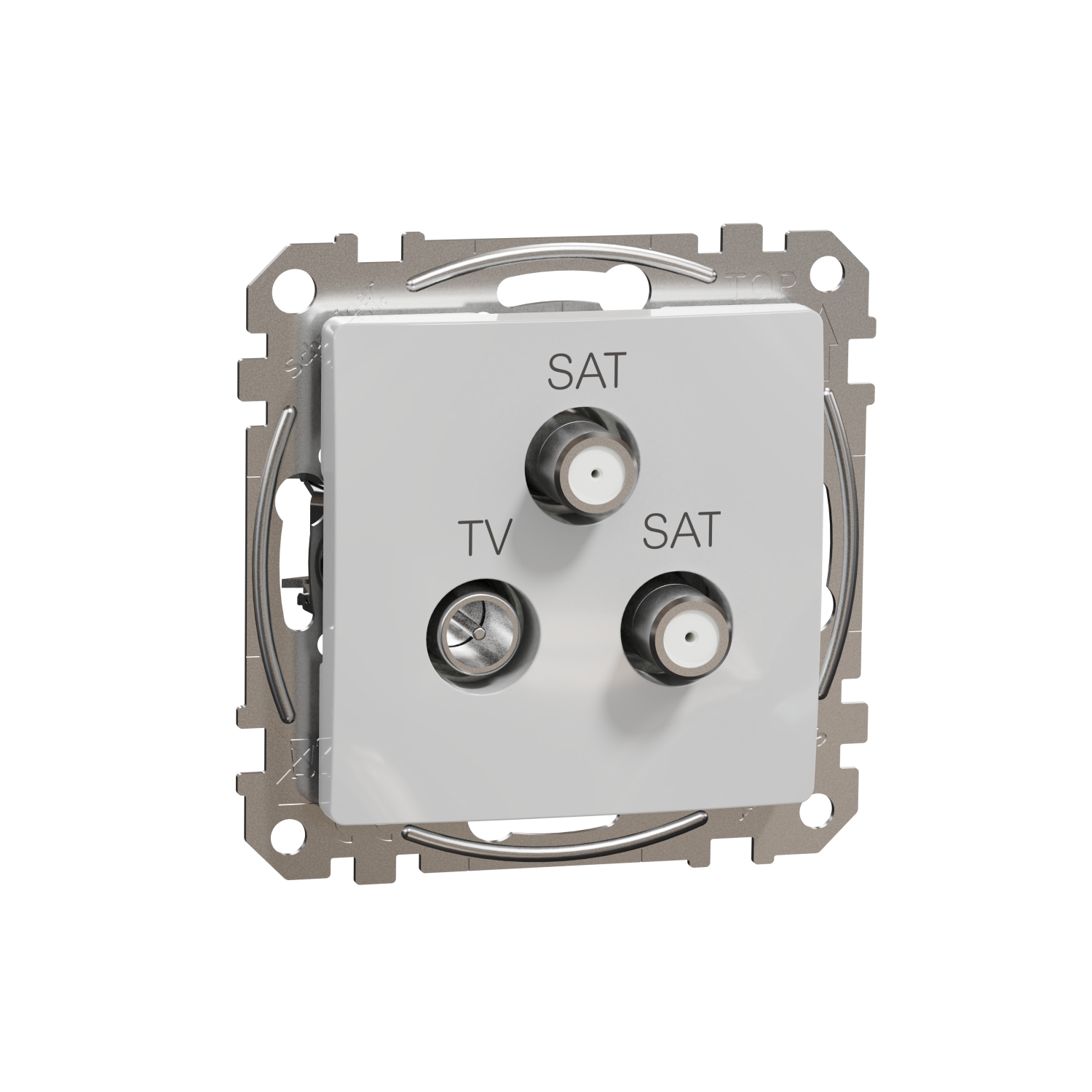 SCHNEIDER ELECTRIC SDD113481S TV/SAT/ SAT РОЗЕТКА 4DB, SEDNA, АЛУМИНИЙ
