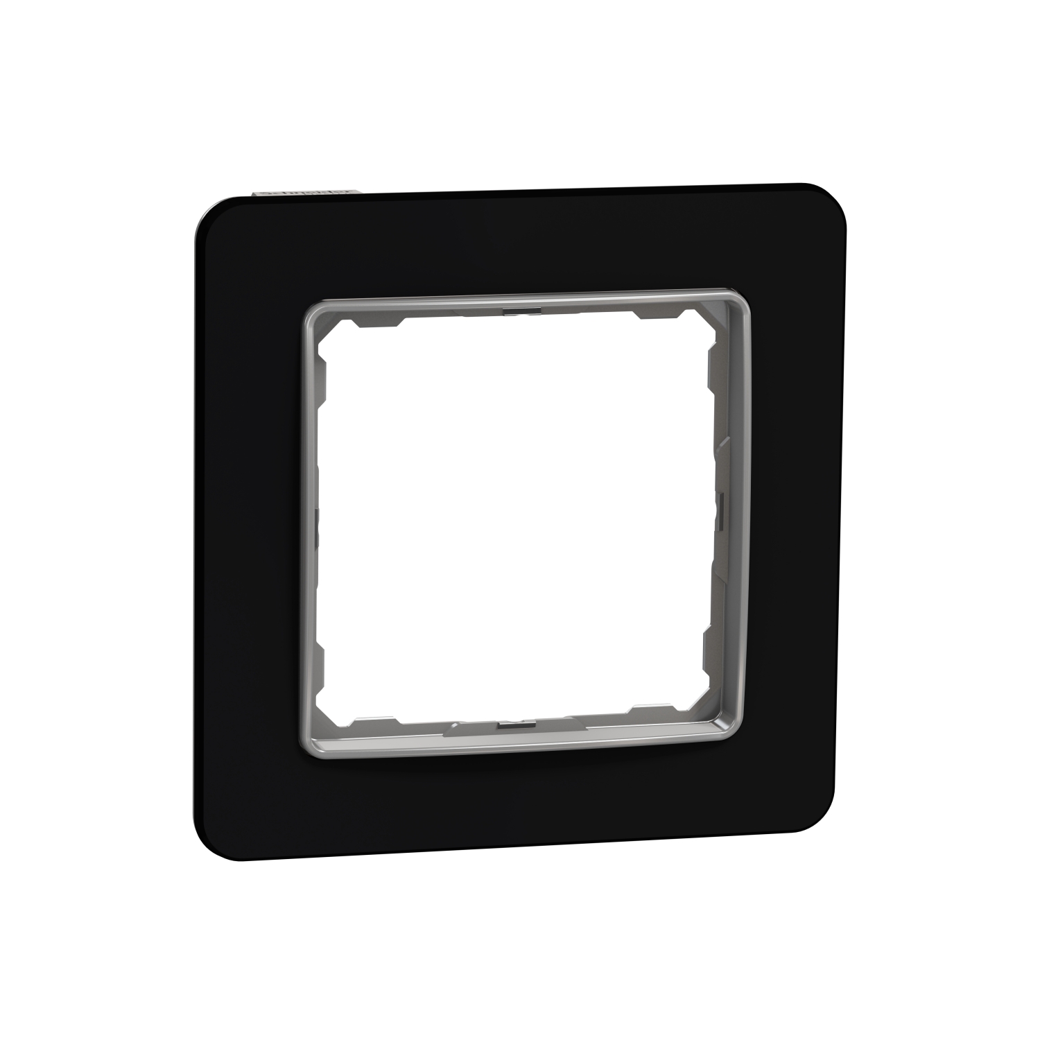 SCHNEIDER ELECTRIC SDD361801 SEDNA DESIGN & ELEMENTS, ЕДИНИЧНА ДЕКОРАТИВНА РАМКА, ТЪМНО СТЪКЛО