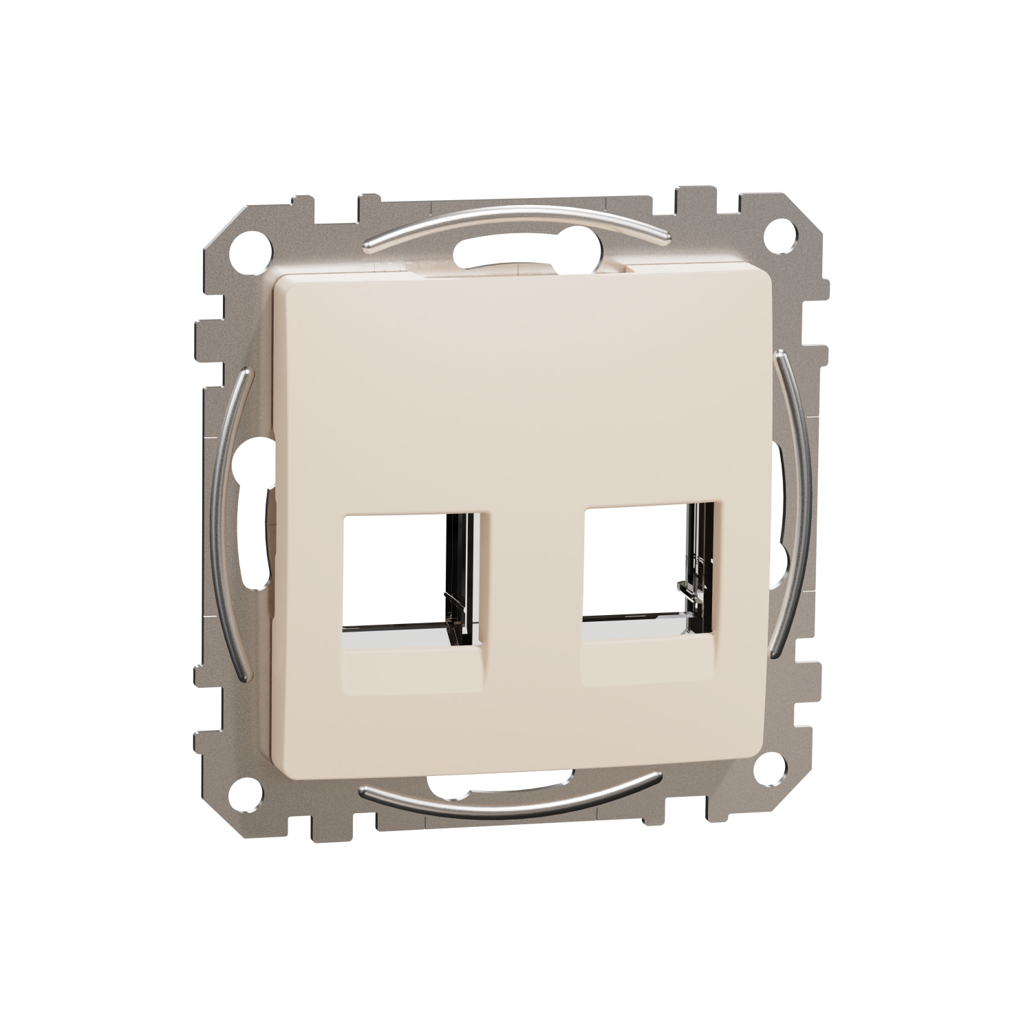 SCHNEIDER ELECTRIC SDD112442C SEDNA DESIGN & ELEMENTS, ПЛОЧА RDM CAT5E 6 UTP, КРЕМ