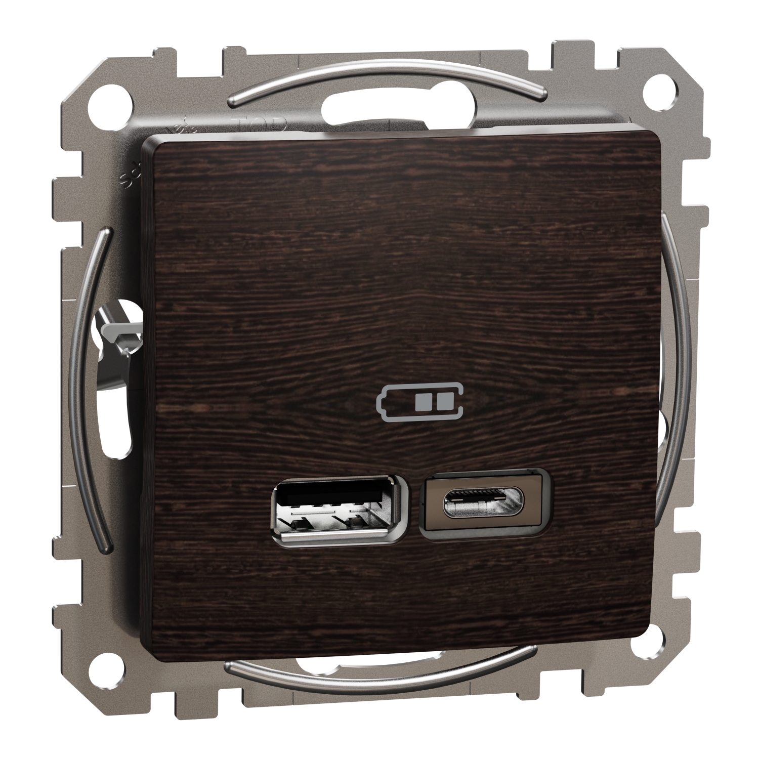 SCHNEIDER ELECTRIC SDD181402 USB ЗАРЯДНО A+C, SEDNA DESIGN & ELEMENTS, 2,4A, ВЕНГЕ